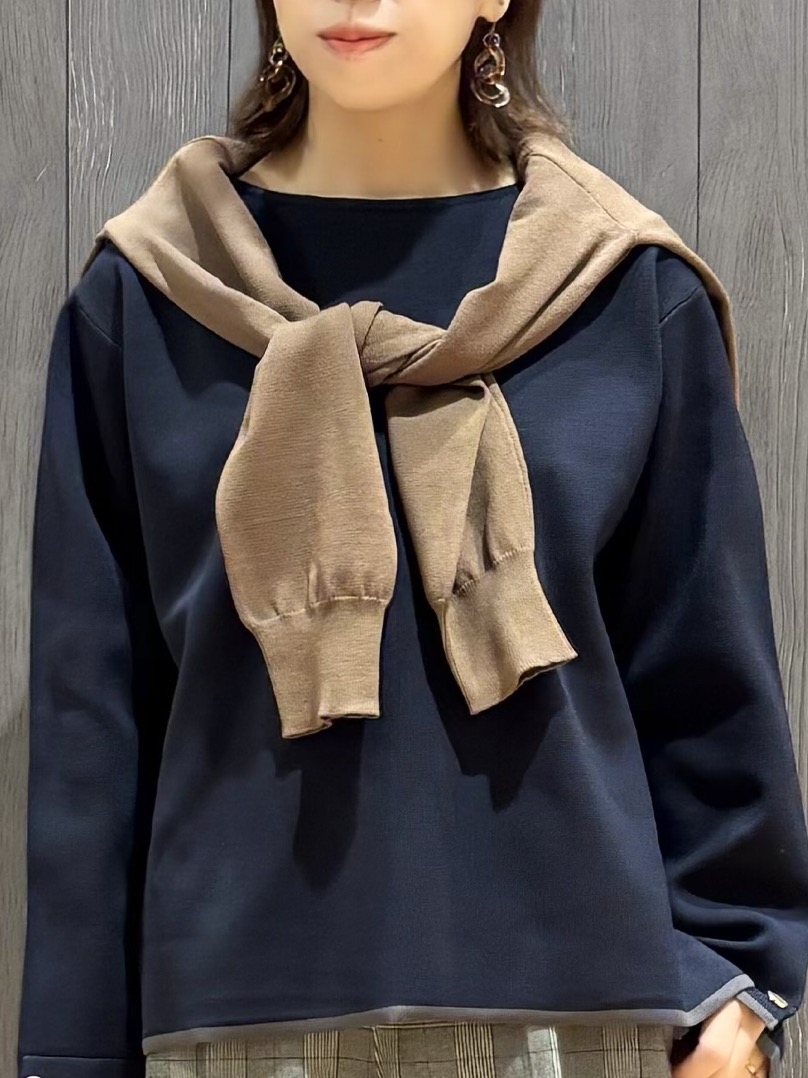 meiさんの「SHOO･LA･RUE｜【洗濯機可/S-LL】マルチボタンが品よく映えるカーディガン」を使ったコーディネート