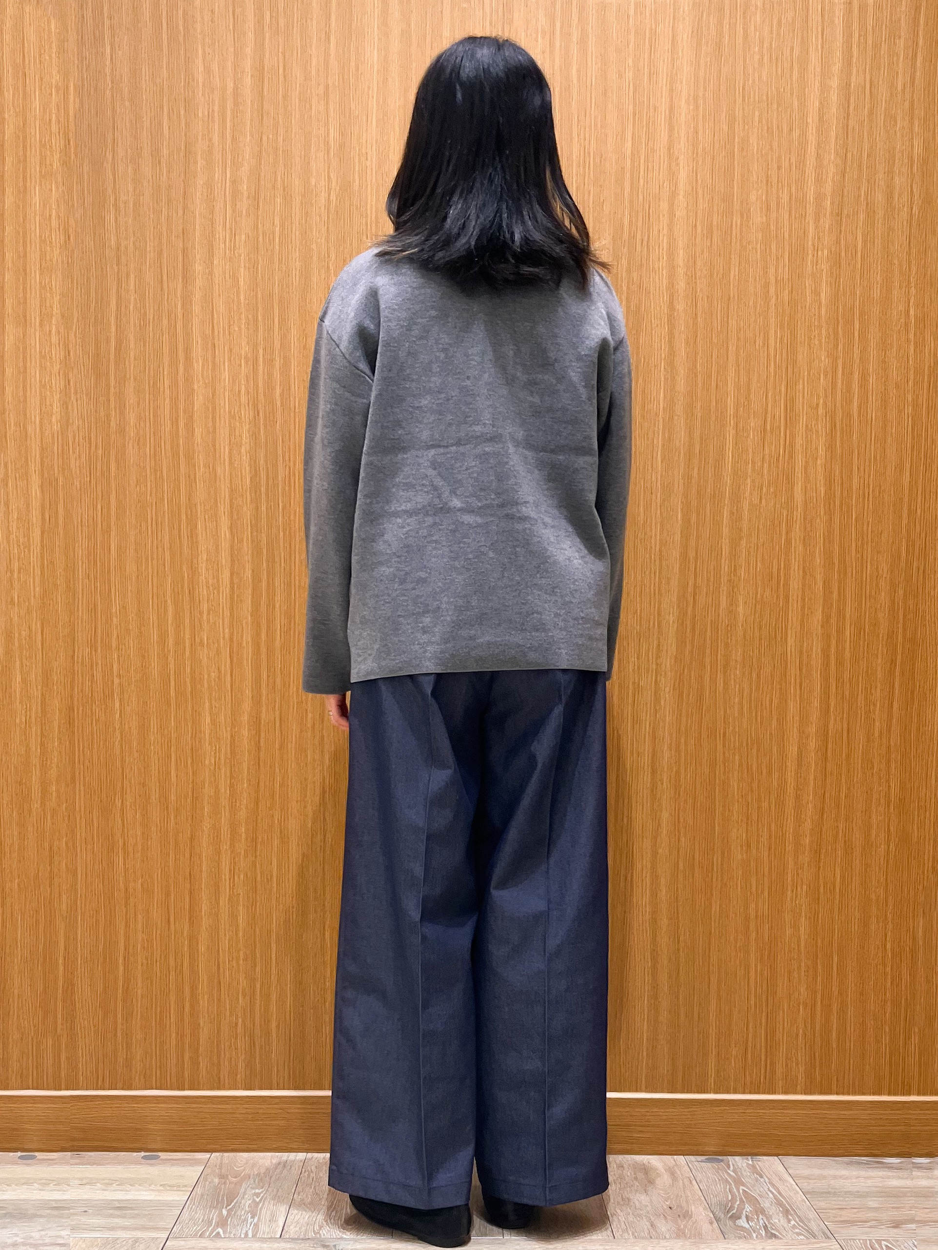 aさんの「OPAQUE.CLIP｜スナップボタン 配色ニットカーディガン【洗濯機OK】」を使ったコーディネート