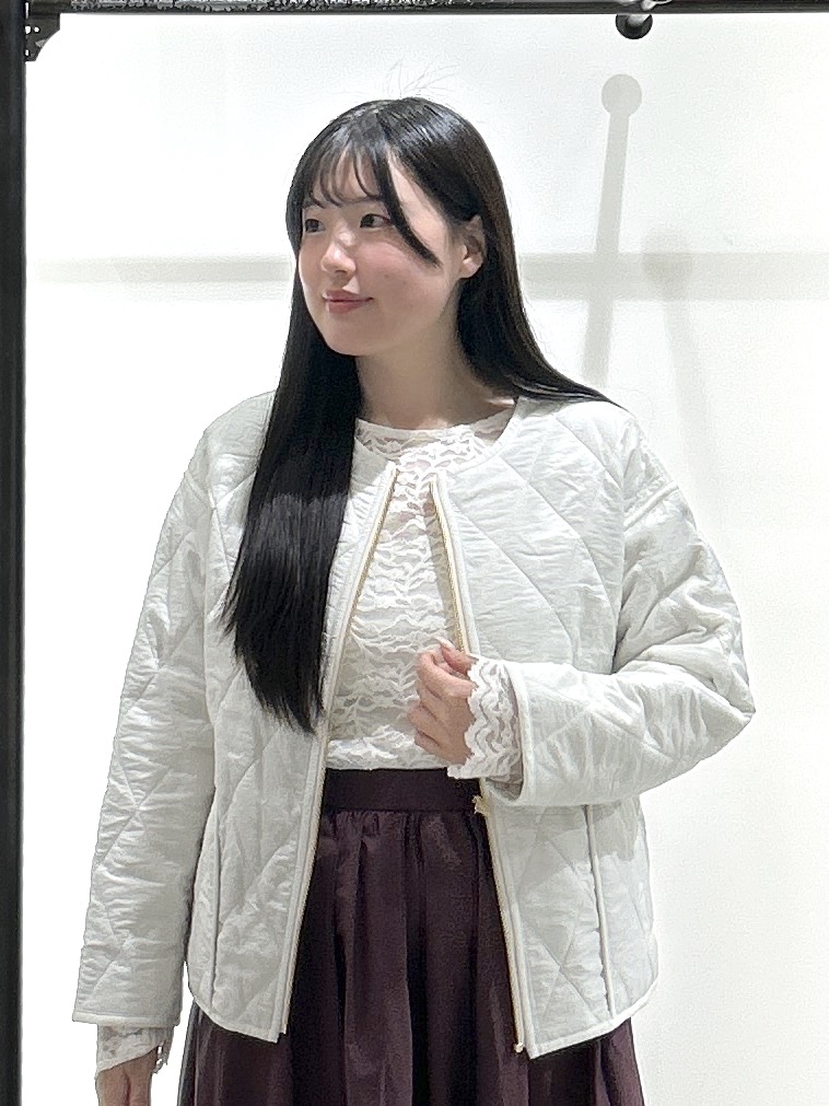 sayaさんの「OPAQUE.CLIP｜【リバーシブル】キルティングファーブルゾン《洗濯機OK》」を使ったコーディネート