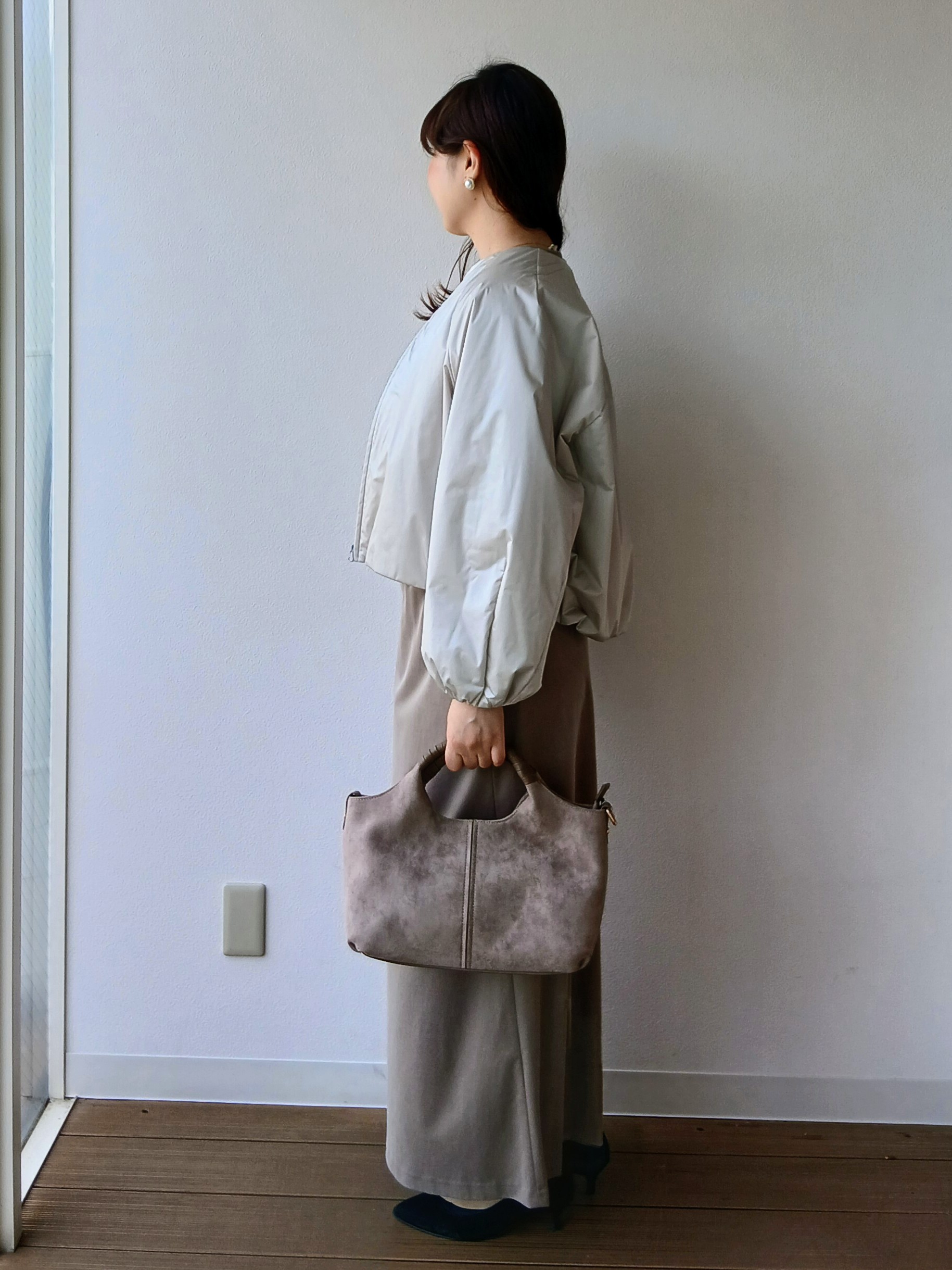 なみきさんの「UNTITLED｜【軽アウター/中綿/秋冬コート】ショートブルゾン」を使ったコーディネート