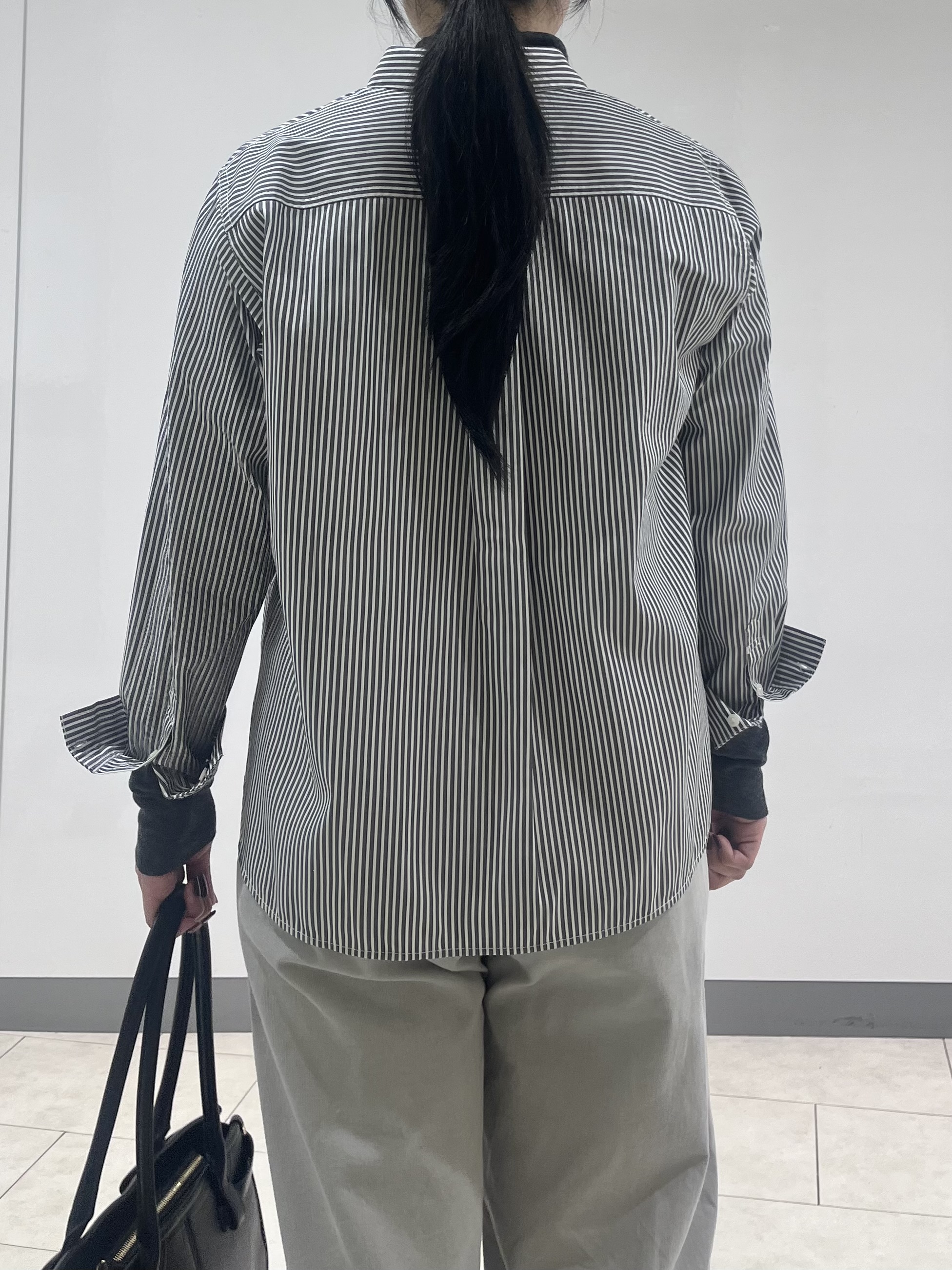 hasuさんの「INDIVI｜【2WAY／ストライプ柄】ベーシックシャツ」を使ったコーディネート