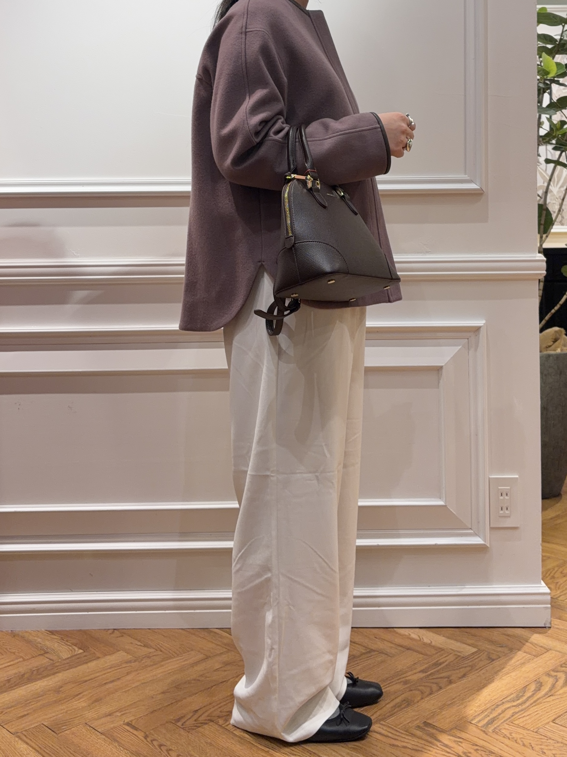 SAKAIさんの「DRESSTERIOR｜Super140's レザー調パイピングジャケット」を使ったコーディネート