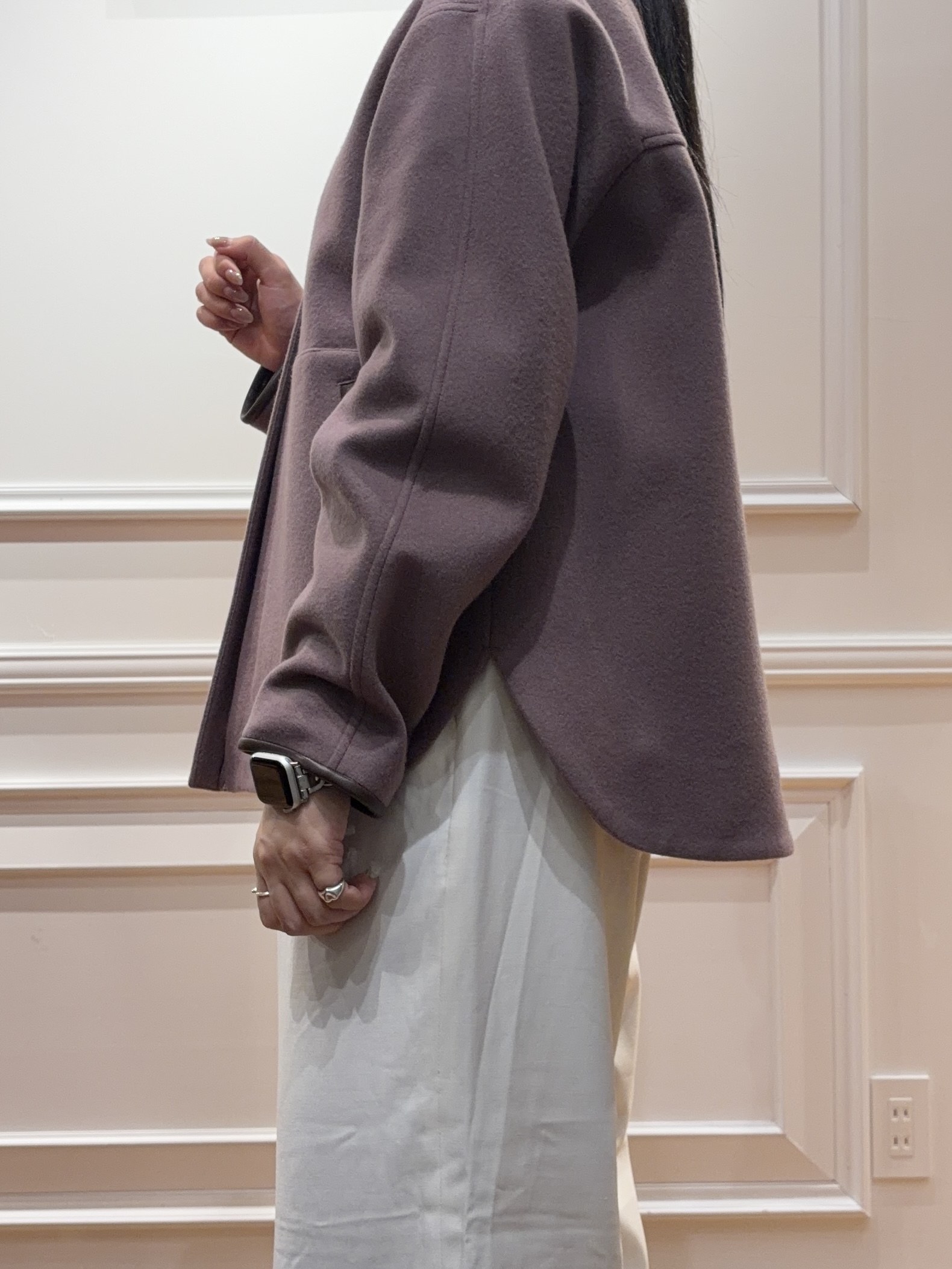 SAKAIさんの「DRESSTERIOR｜Super140's レザー調パイピングジャケット」を使ったコーディネート