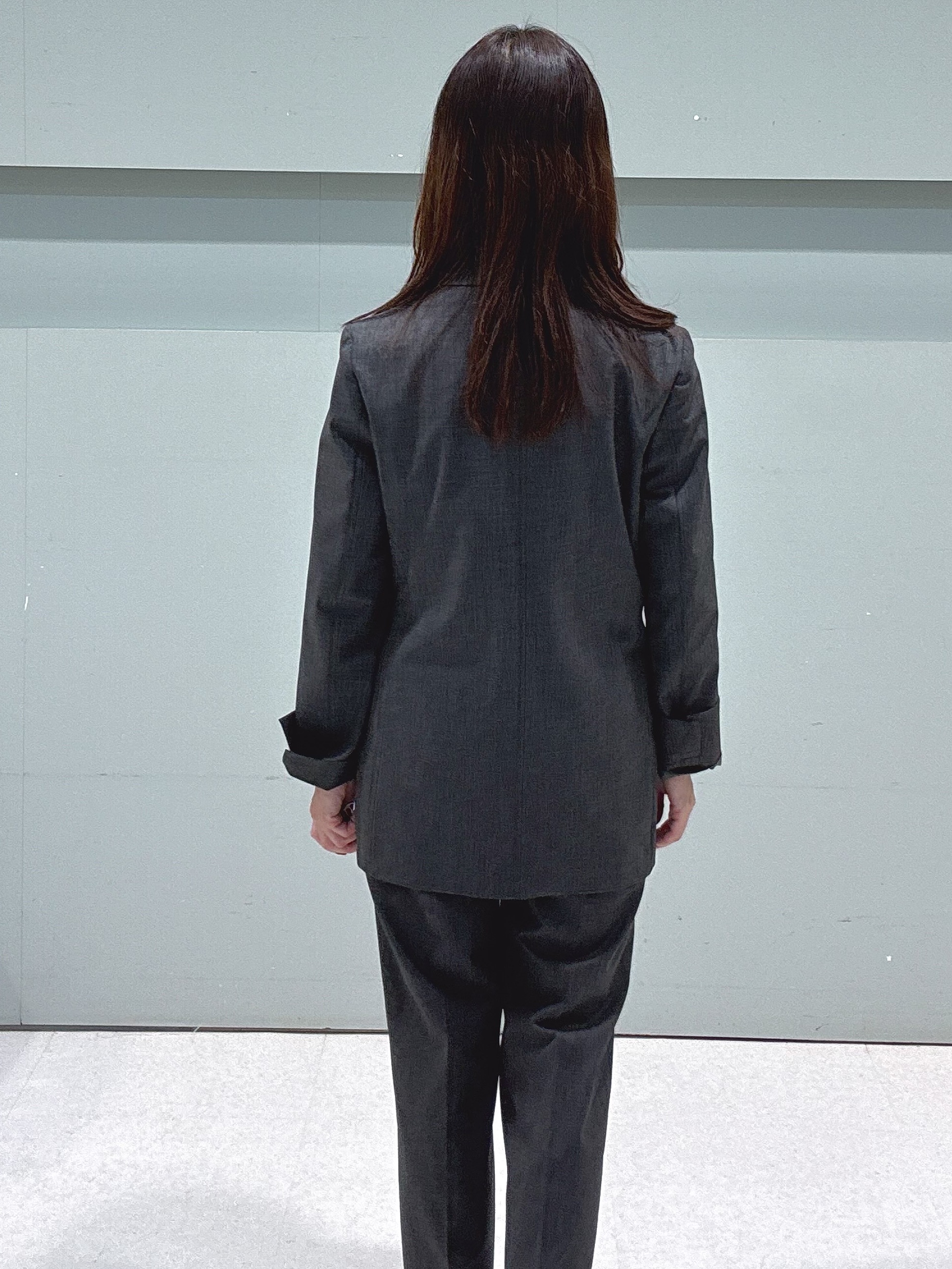 makiさんの「UNTITLED｜【セットアップ可/秋羽織り/お仕事スーツ】ウールブレンドダブルジャケット」を使ったコーディネート