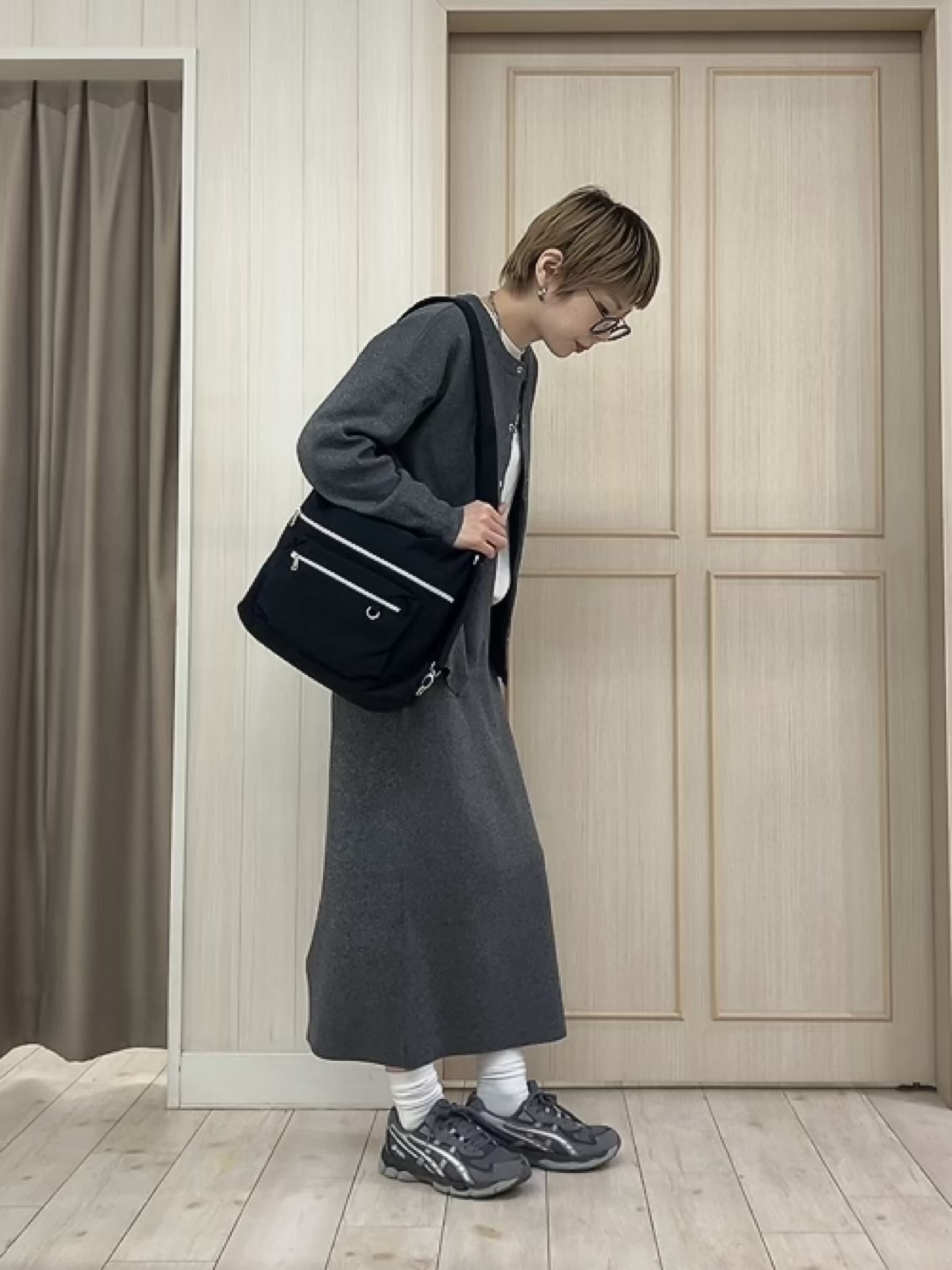 Turnerさんの「SHOO･LA･RUE｜【セットアップ可/洗濯機可】軽やかに羽織れる スポンディッシュ ニットカーディガン」を使ったコーディネート