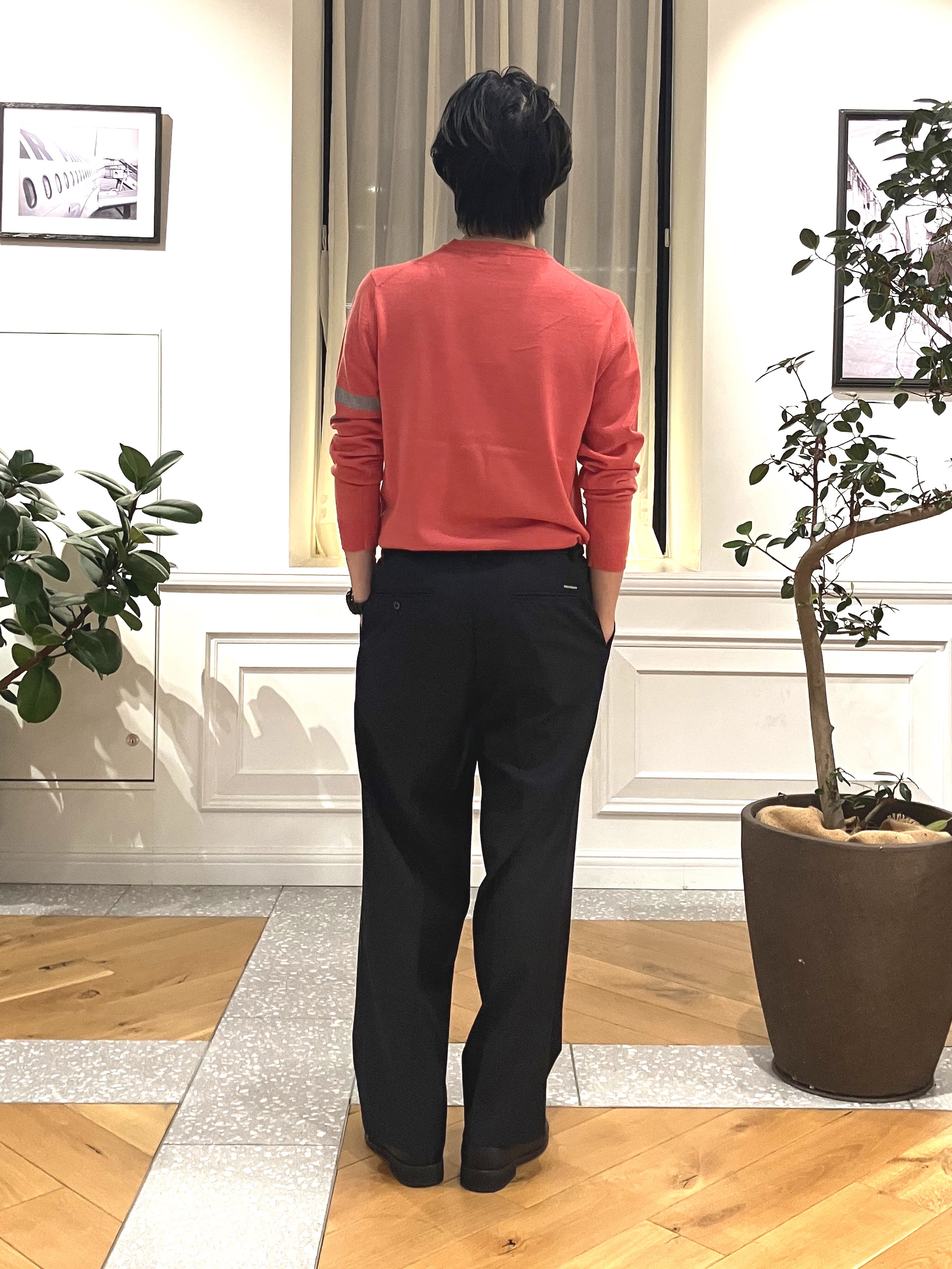 junyaさんの「DRESSTERIOR｜ゼニアバルーファ キャッシュウール クルーネックニット」を使ったコーディネート