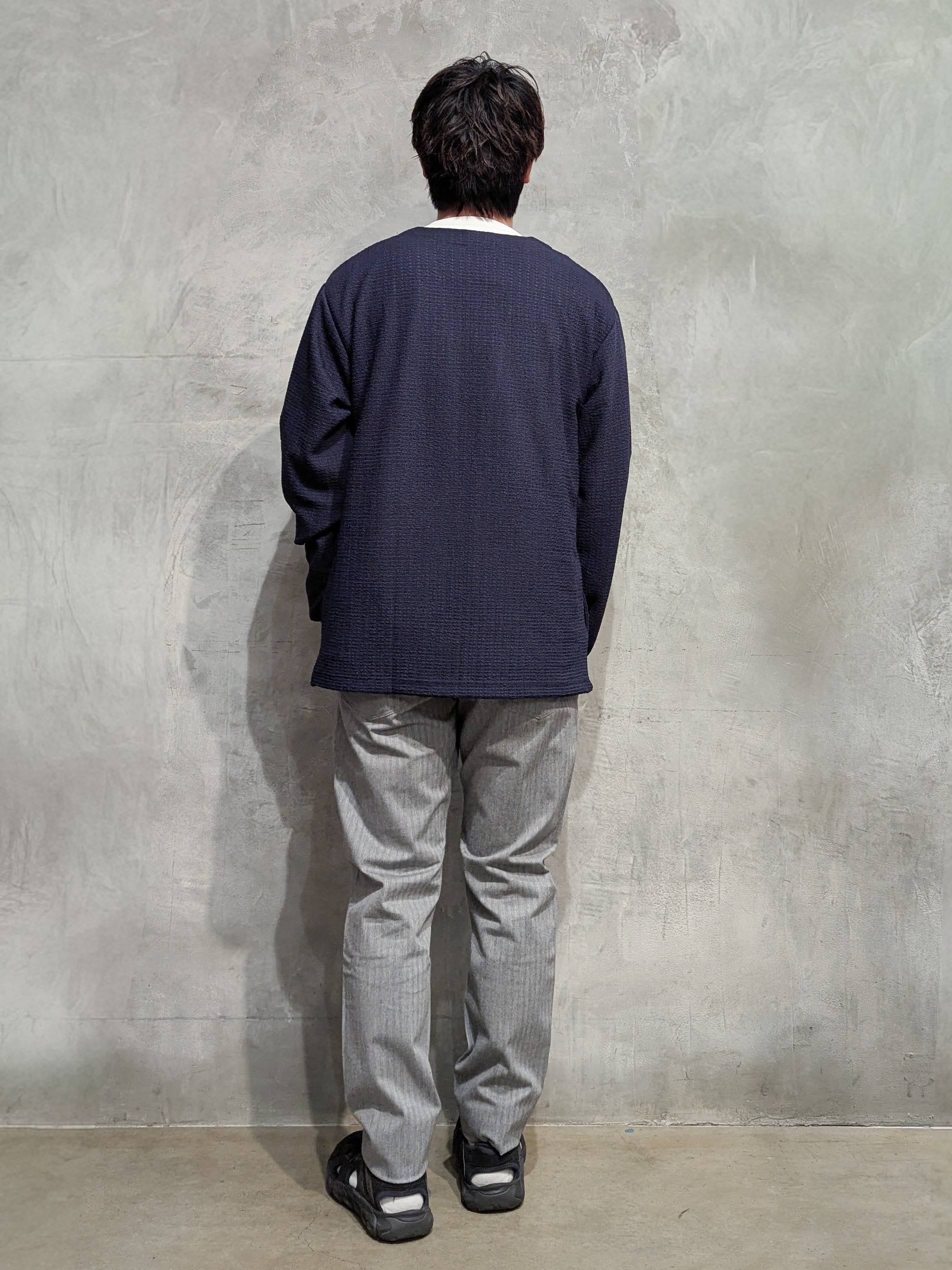 daiさんの「THE SHOP TK｜【半袖Tシャツ付き／洗濯機OK】アンサンブル 長袖カーディガン」を使ったコーディネート