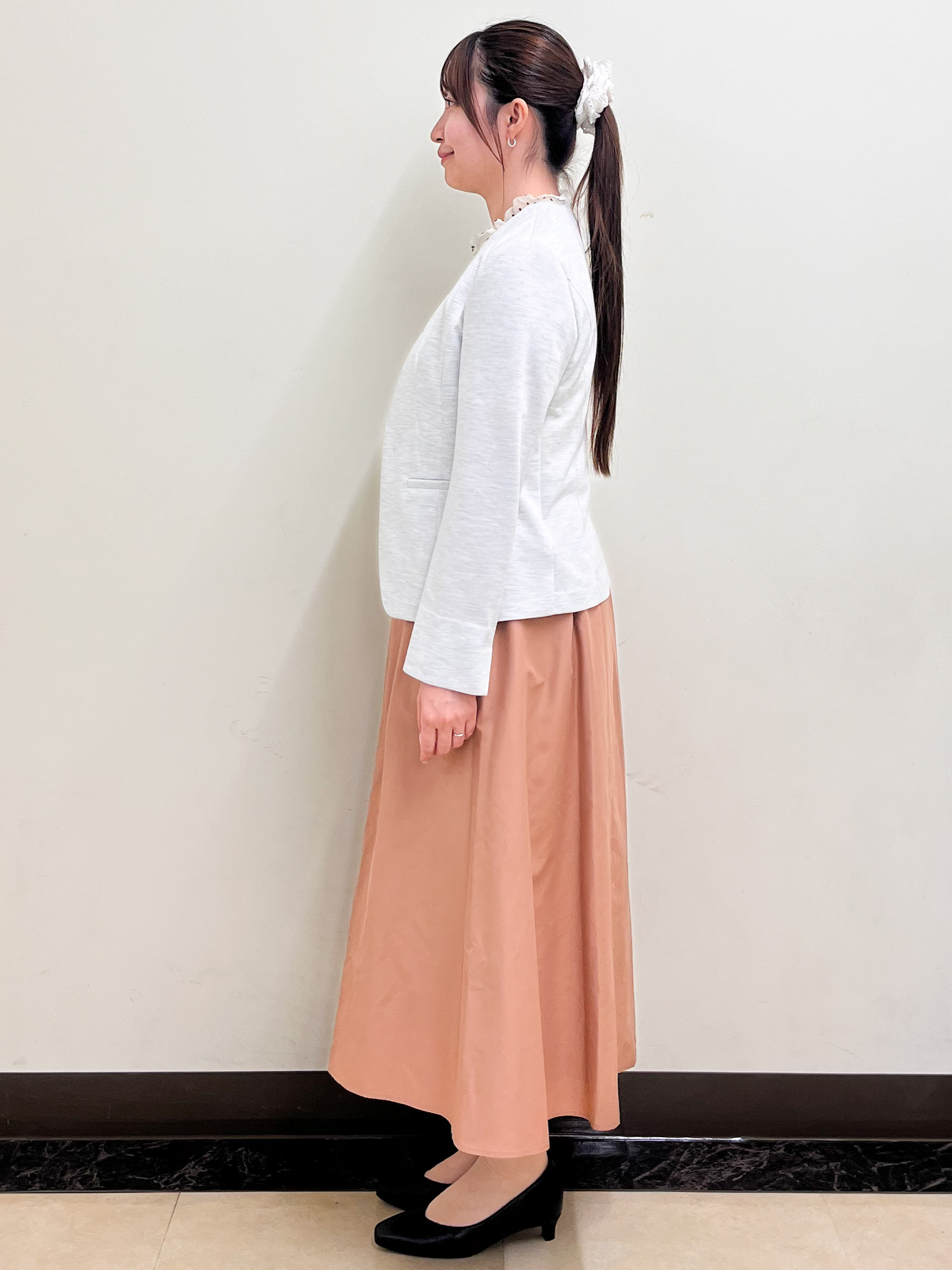 mikikoさんの「Reflect｜【SS-4Lサイズ／UVカット／接触冷感】匠ジャケット／ノーカラー」を使ったコーディネート