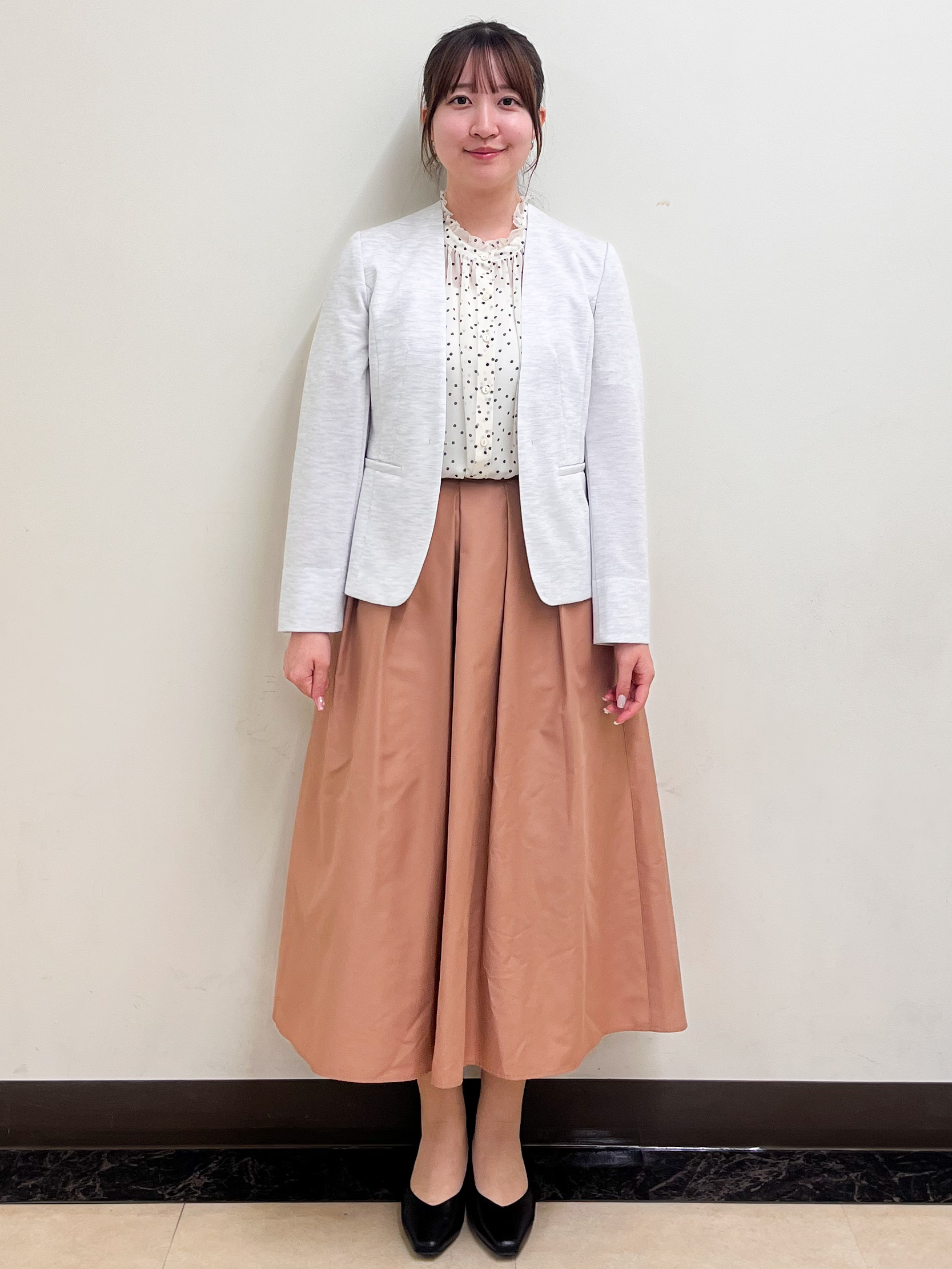 mikikoさんの「Reflect｜【SS-4Lサイズ／UVカット／接触冷感】匠ジャケット／ノーカラー」を使ったコーディネート