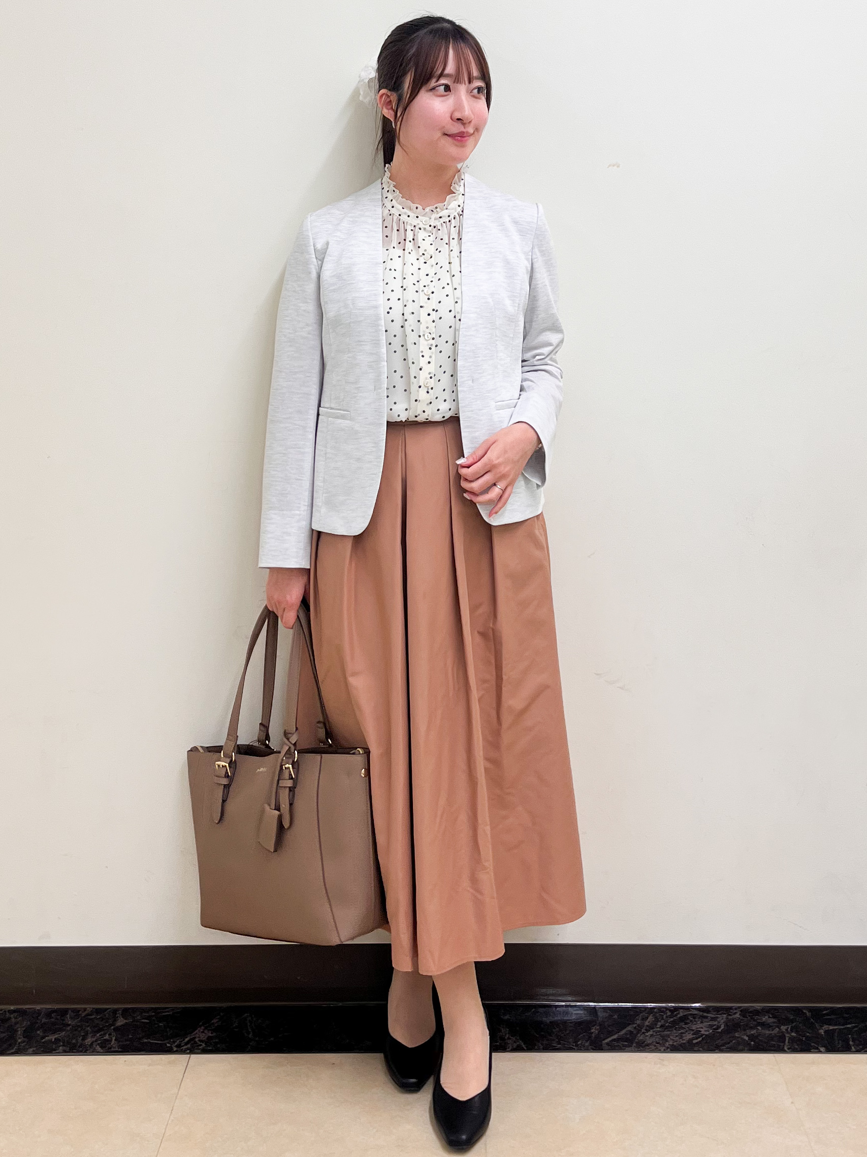 mikikoさんの「Reflect｜【SS-4Lサイズ／UVカット／接触冷感】匠ジャケット／ノーカラー」を使ったコーディネート