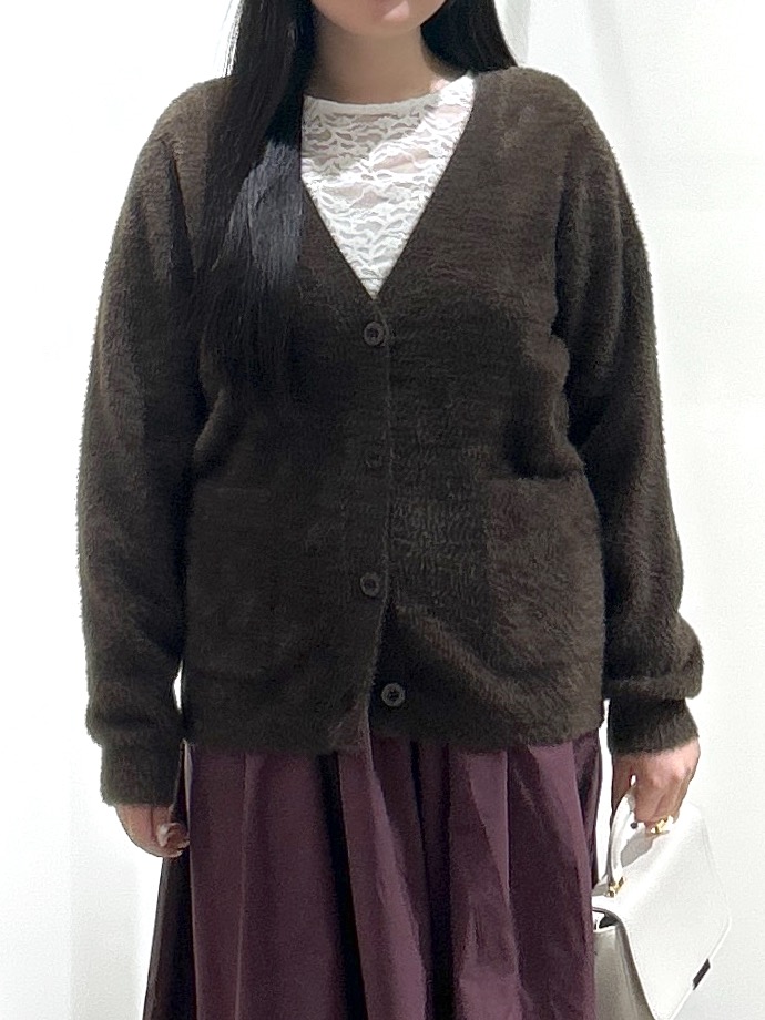 sayaさんの「OPAQUE.CLIP｜レースベロア トップス【洗濯機OK】」を使ったコーディネート