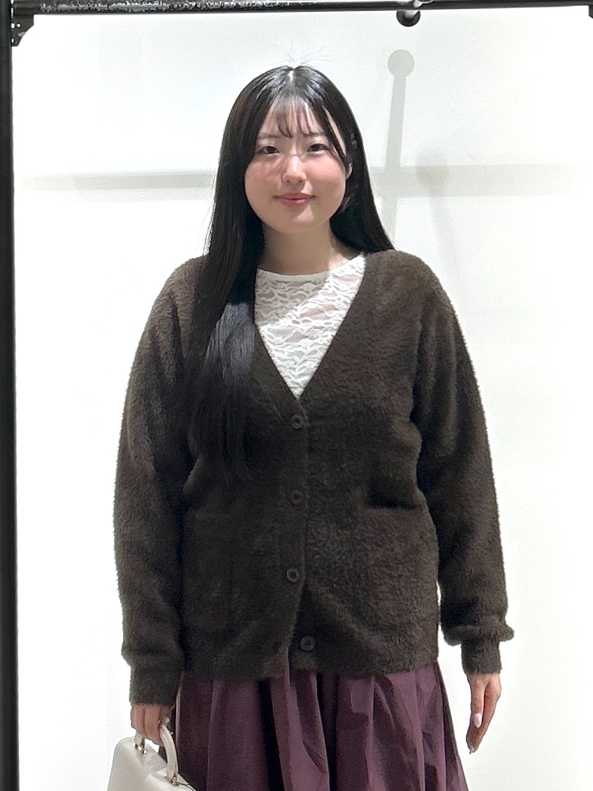sayaさんの「OPAQUE.CLIP｜レースベロア トップス【洗濯機OK】」を使ったコーディネート