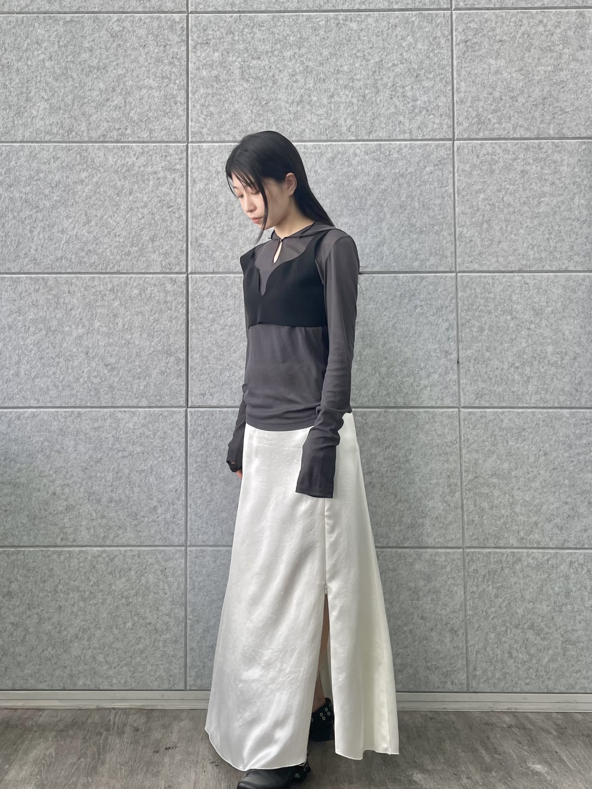丸山加奈子さんの「CODE A｜knit bra」を使ったコーディネート