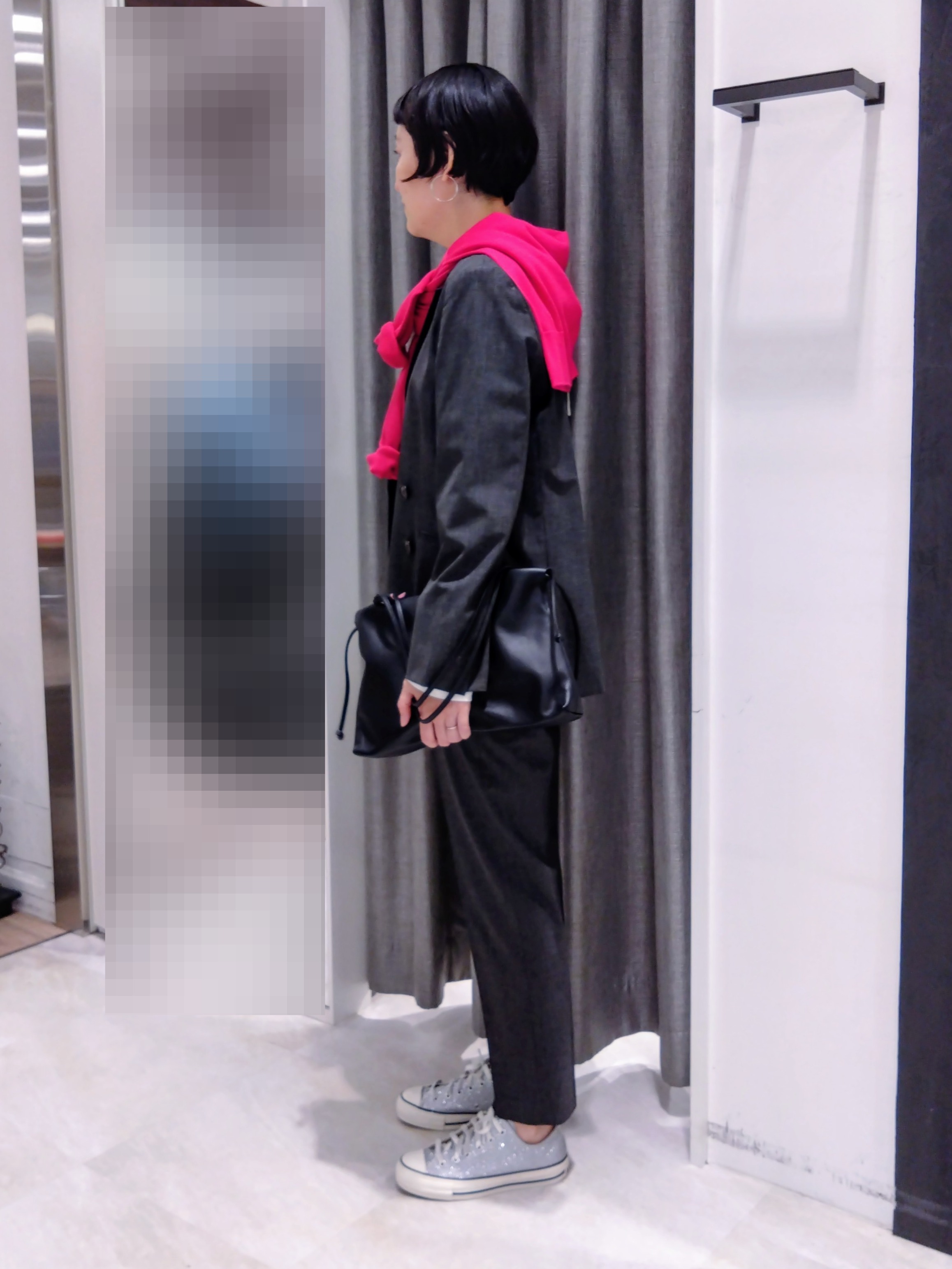 まちこさんの「UNTITLED｜【セットアップ可/秋羽織り/お仕事スーツ】ウールブレンドダブルジャケット」を使ったコーディネート