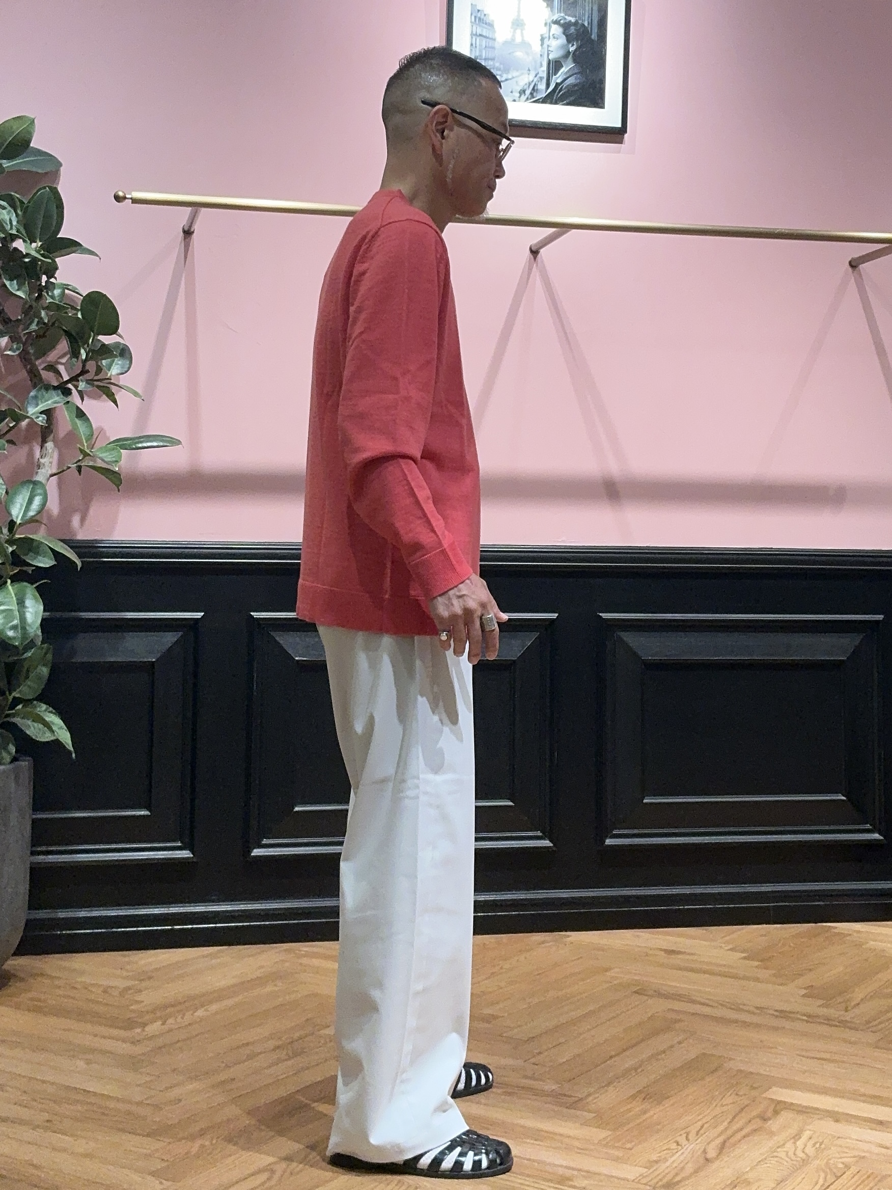 torigoeさんの「DRESSTERIOR｜ゼニアバルーファ キャッシュウール クルーネックニット」を使ったコーディネート