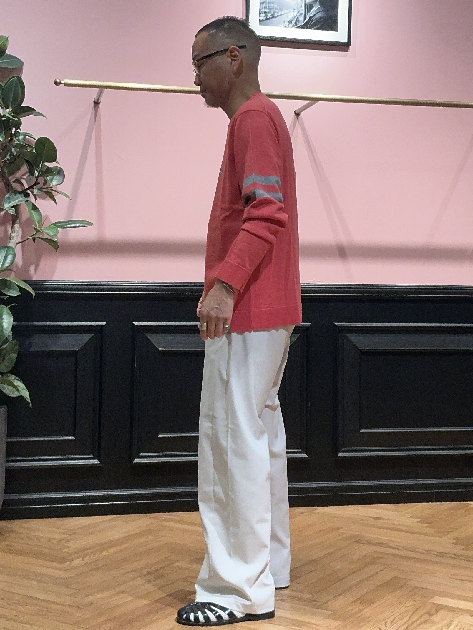 torigoeさんの「DRESSTERIOR｜ゼニアバルーファ キャッシュウール クルーネックニット」を使ったコーディネート