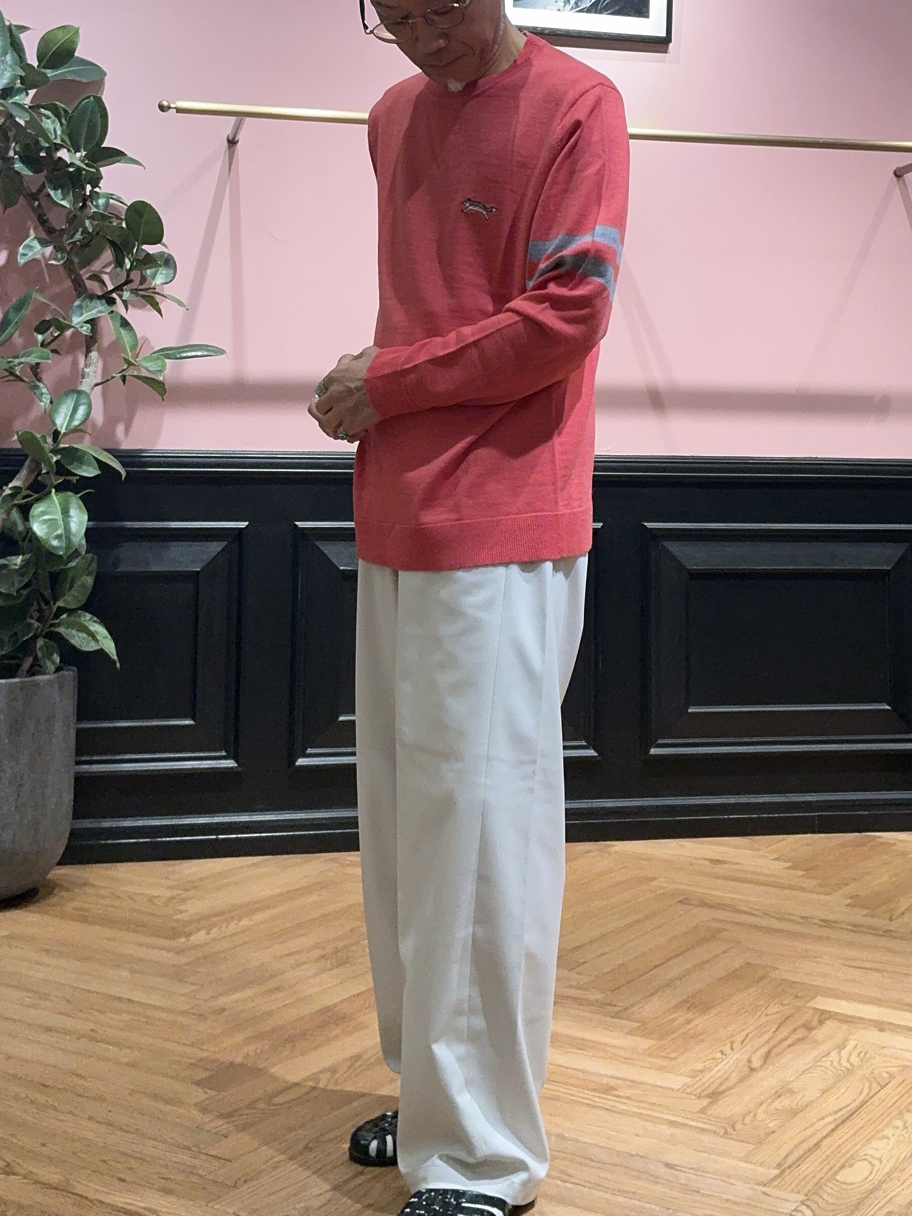 torigoeさんの「DRESSTERIOR｜ゼニアバルーファ キャッシュウール クルーネックニット」を使ったコーディネート