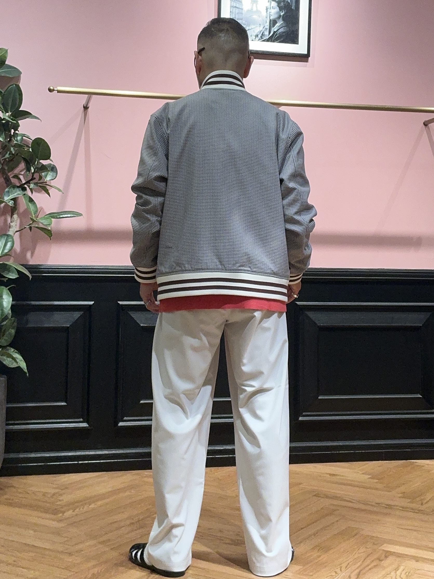 torigoeさんの「DRESSTERIOR｜ハウンドトゥース ハイネックリブジャケット」を使ったコーディネート