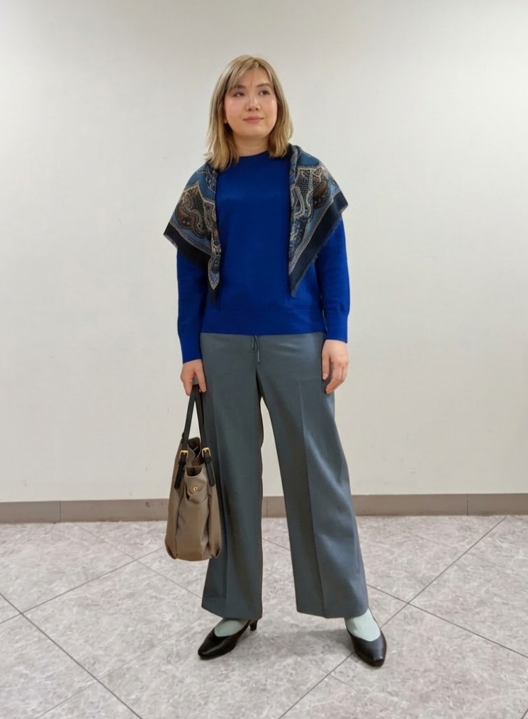 S.xuliさんの「Reflect｜ボートネックニットトップス」を使ったコーディネート