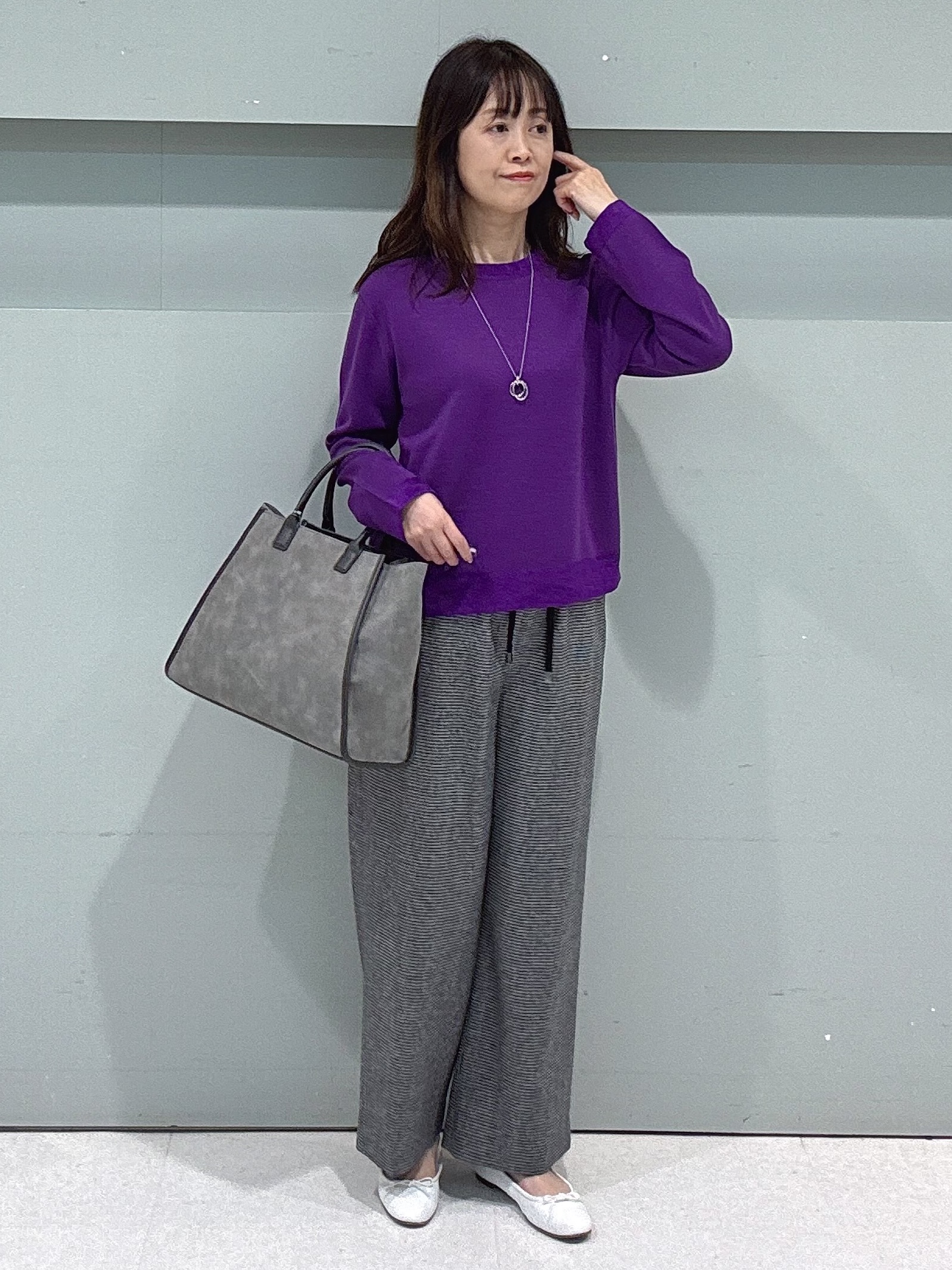 makiさんの「UNTITLED｜【軽アウター/中綿/秋冬コート】ショートブルゾン」を使ったコーディネート