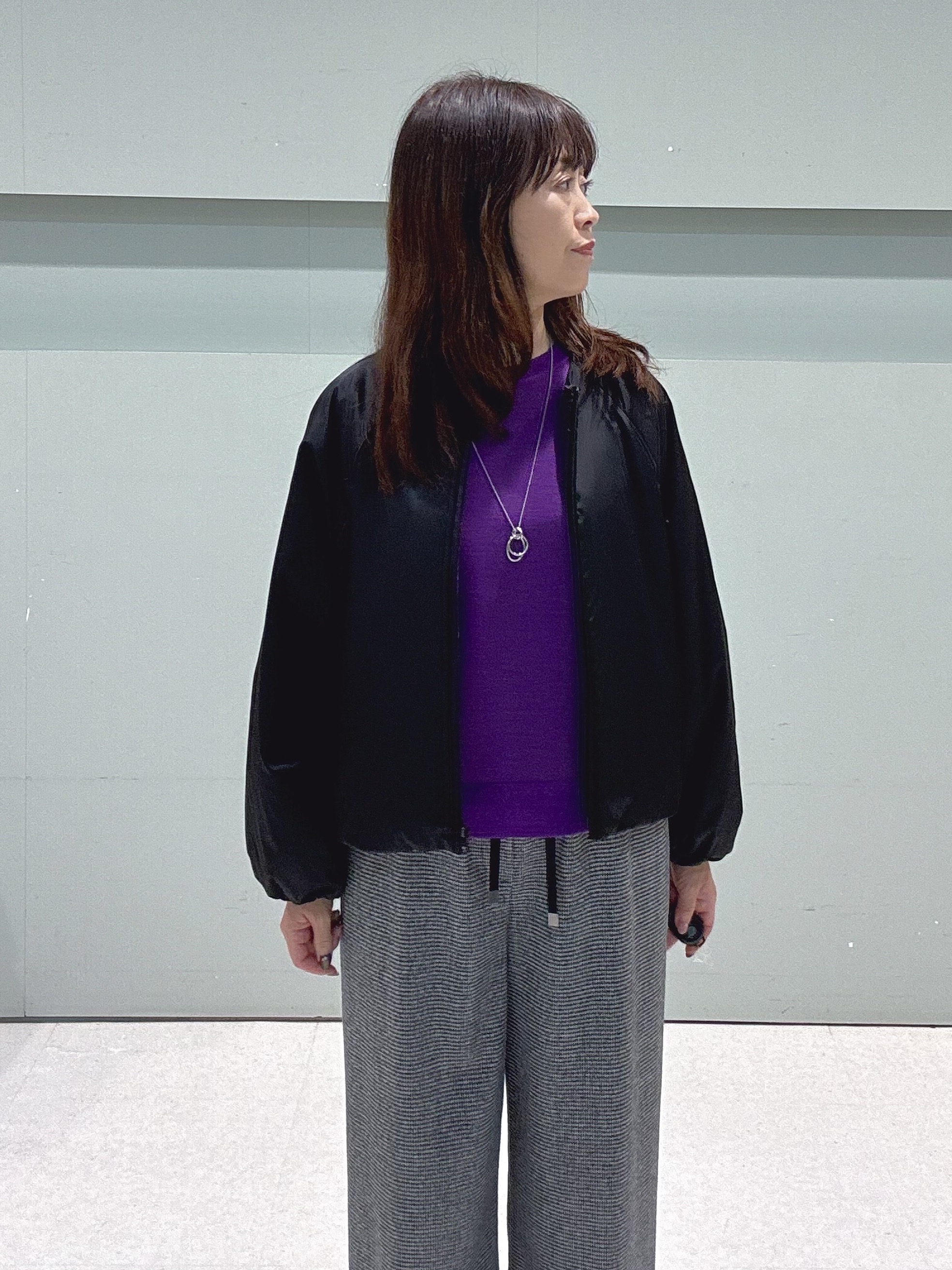 makiさんの「UNTITLED｜【軽アウター/中綿/秋冬コート】ショートブルゾン」を使ったコーディネート