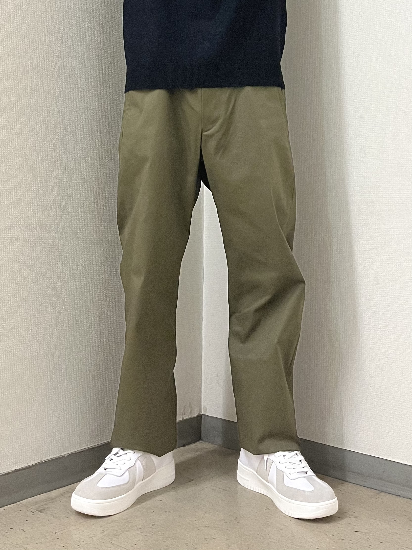 URAさんの「TAKEO KIKUCHI｜レーヨン ニット ポロシャツ」を使ったコーディネート