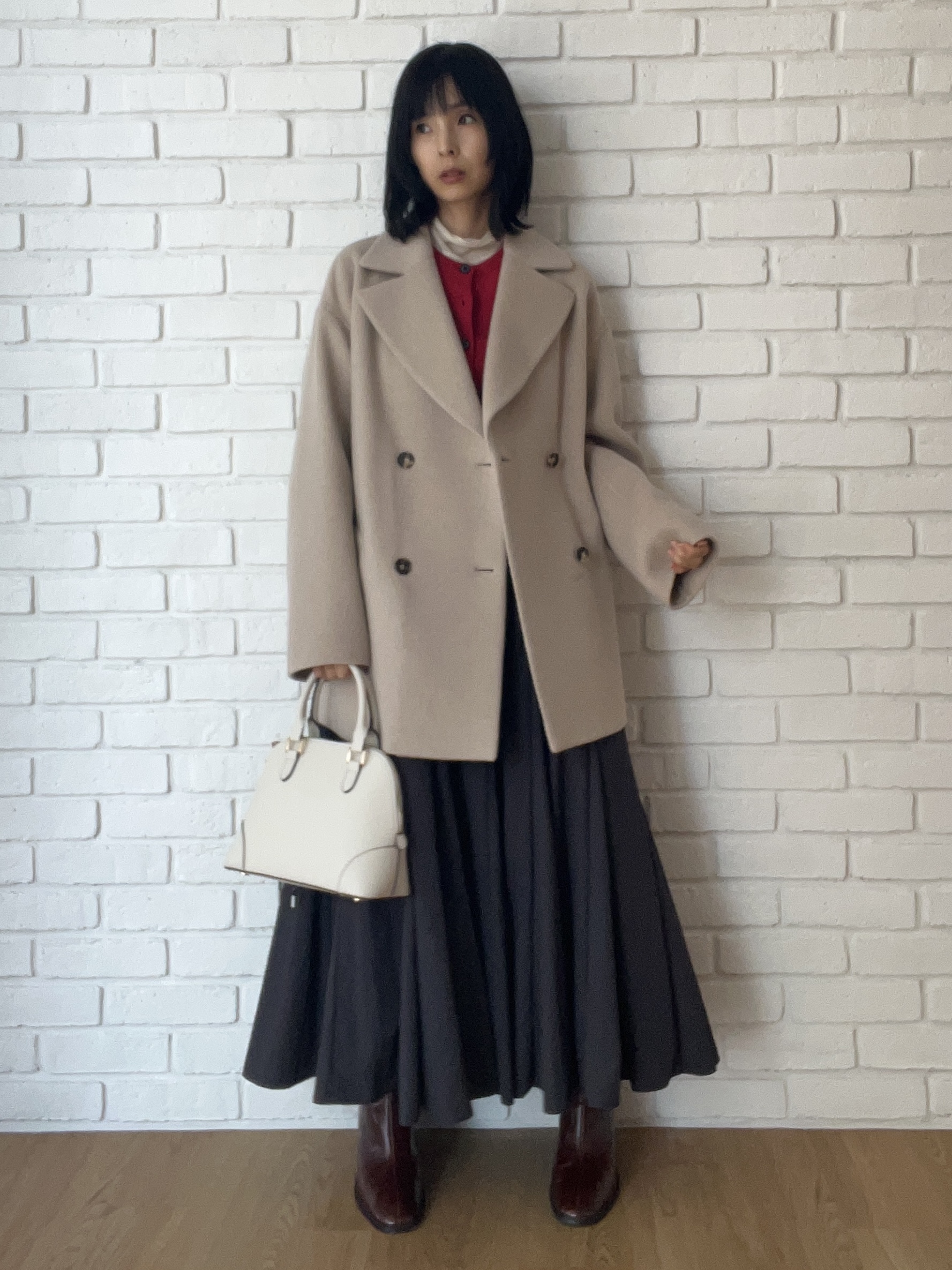 misaさんの「DRESSTERIOR｜モノトーンドッグチャーム」を使ったコーディネート