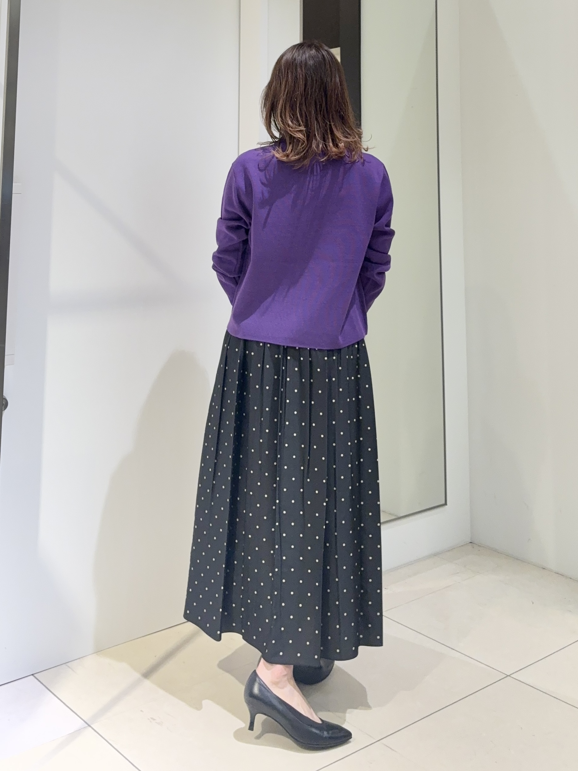 tomoさんの「UNTITLED｜【アンサンブル可/ジャケットライク】モールラインカーディガン」を使ったコーディネート