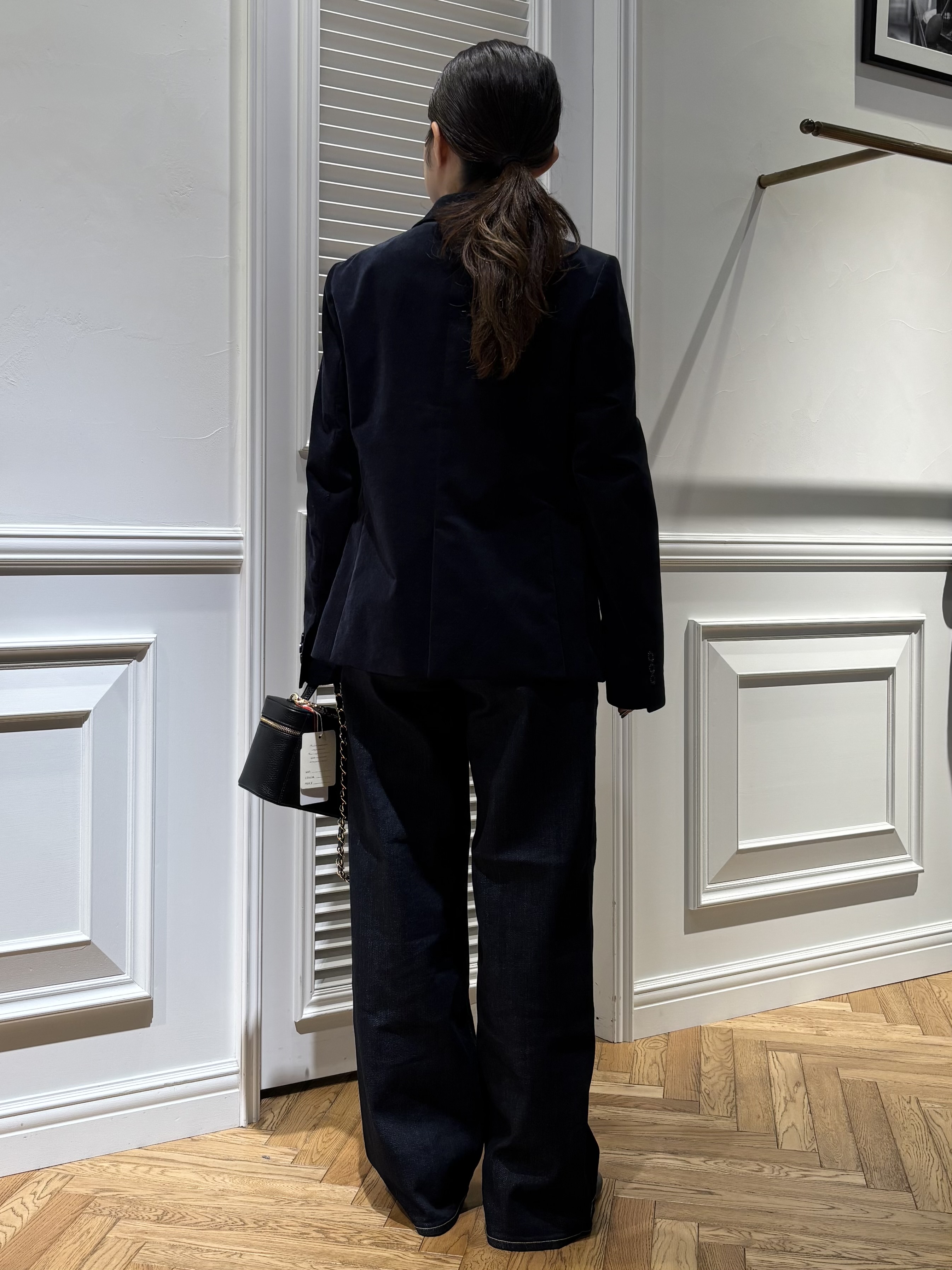 Mgmさんの「DRESSTERIOR｜ストレッチ フルニードルボーダーニット」を使ったコーディネート