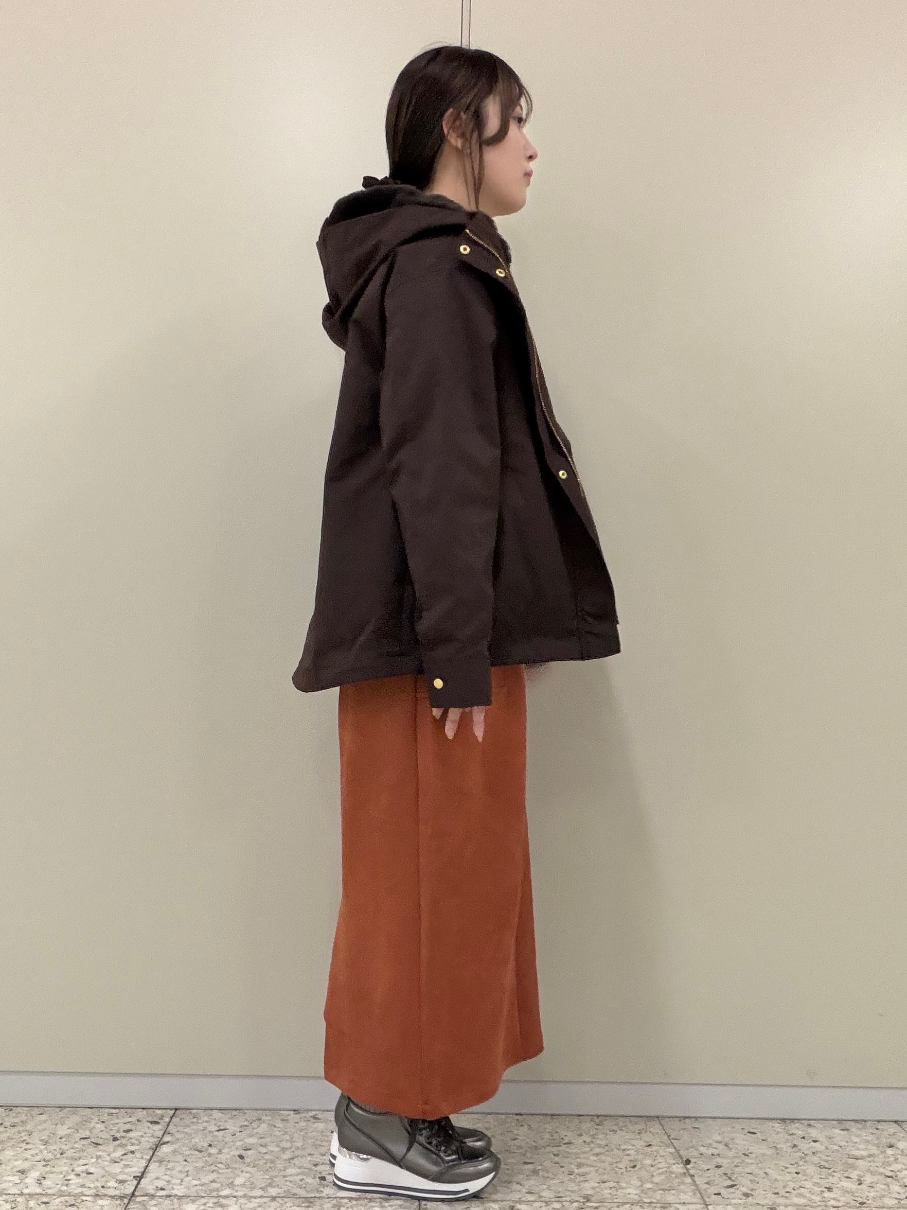 ひよりん⭐️さんの「SHOO･LA･RUE｜【洗濯機可/撥水/マルチWAY】ファーライナー付き 毎日欲張りマンパ」を使ったコーディネート