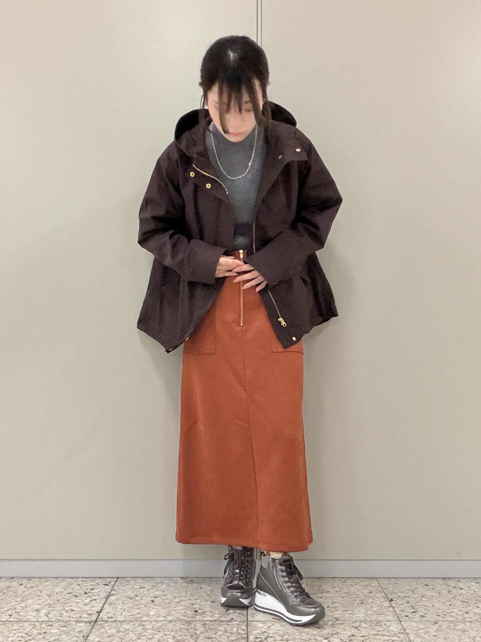 ひよりん⭐️さんの「SHOO･LA･RUE｜【洗濯機可/撥水/マルチWAY】ファーライナー付き 毎日欲張りマンパ」を使ったコーディネート
