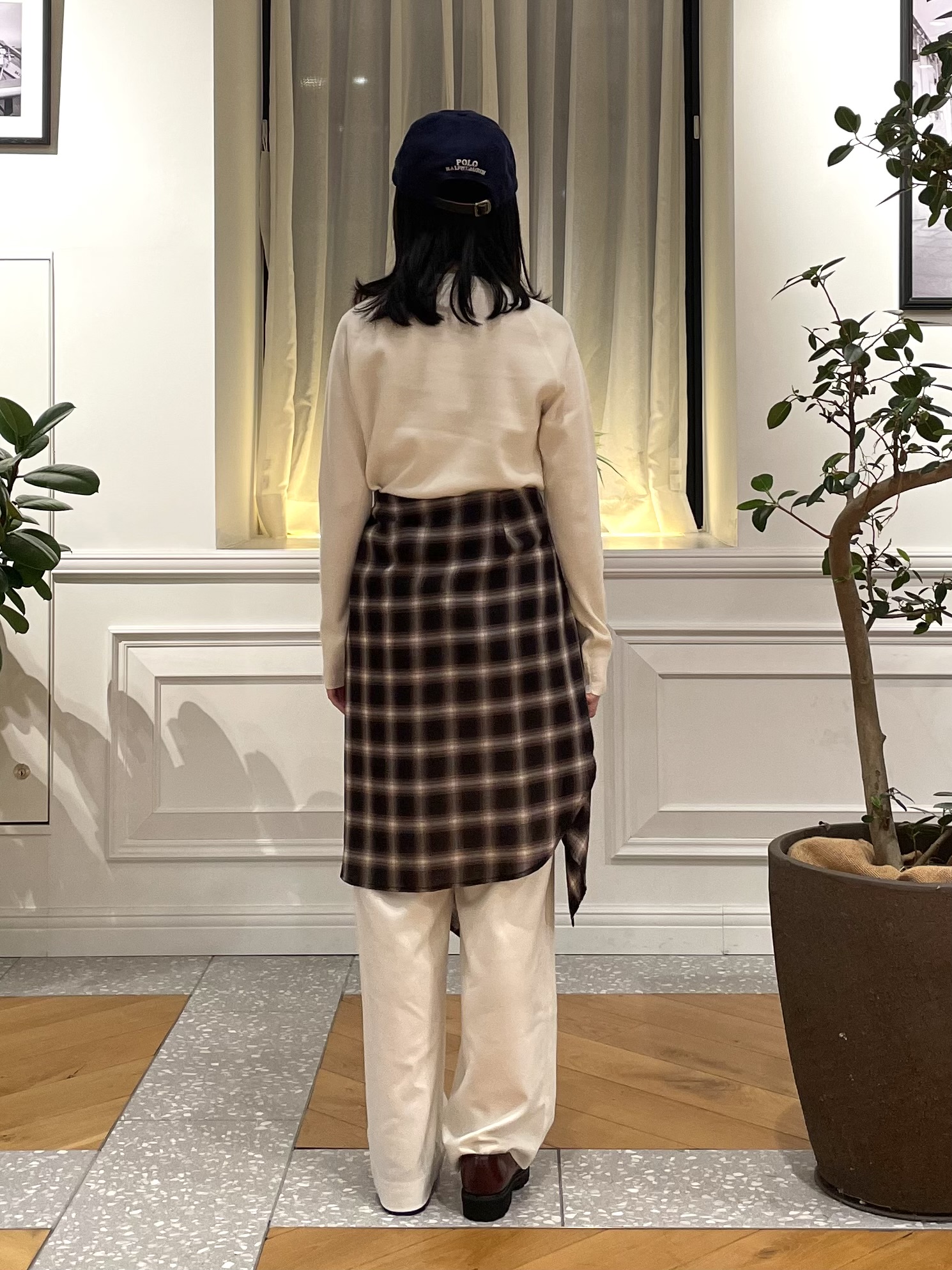 Lilyさんの「DRESSTERIOR｜ストレッチ フルニードルニット」を使ったコーディネート