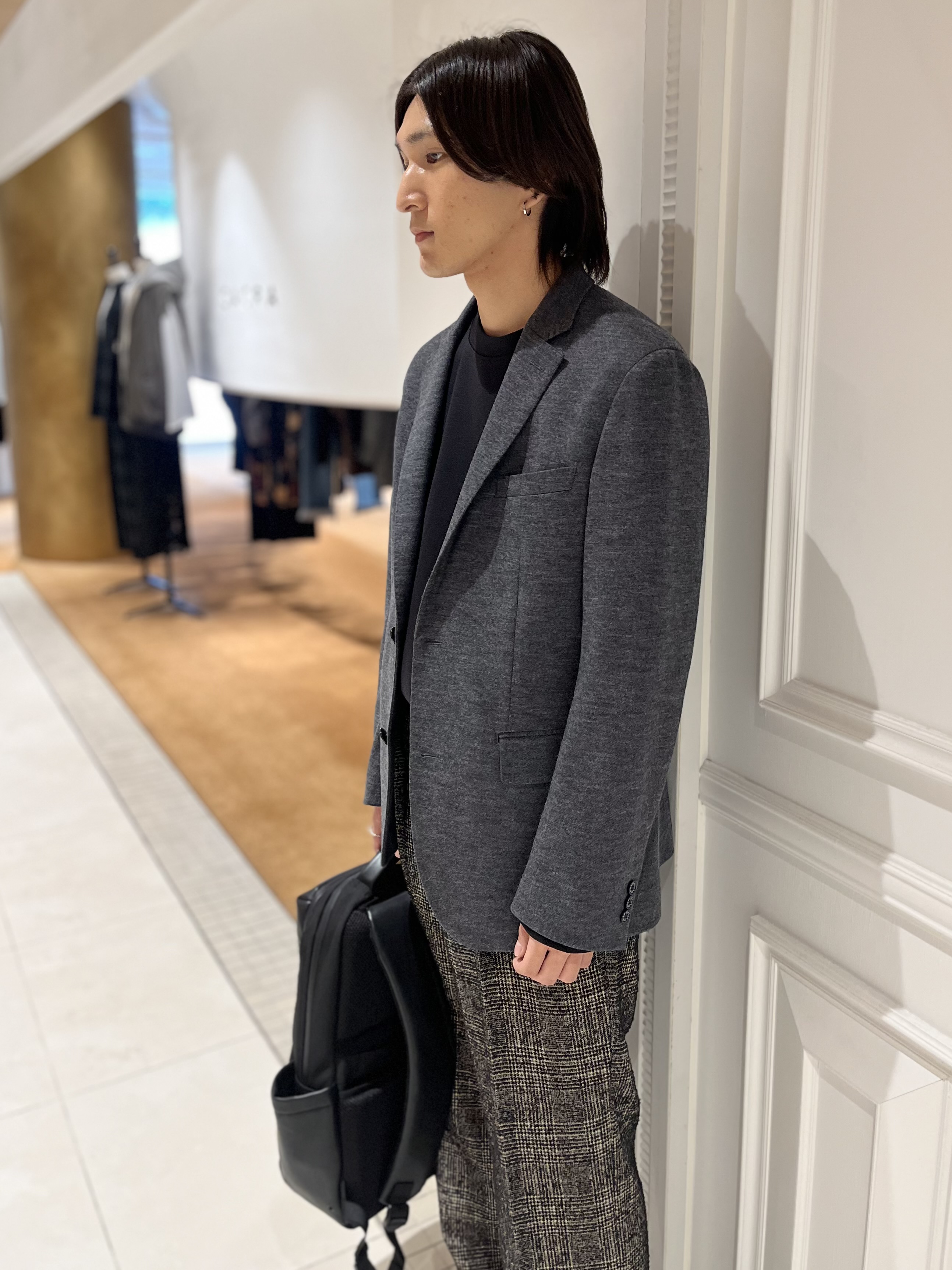 Watanabeさんの「DRESSTERIOR｜【ストレッチ素材】ウールブレンド コンフォータブルジャケット」を使ったコーディネート
