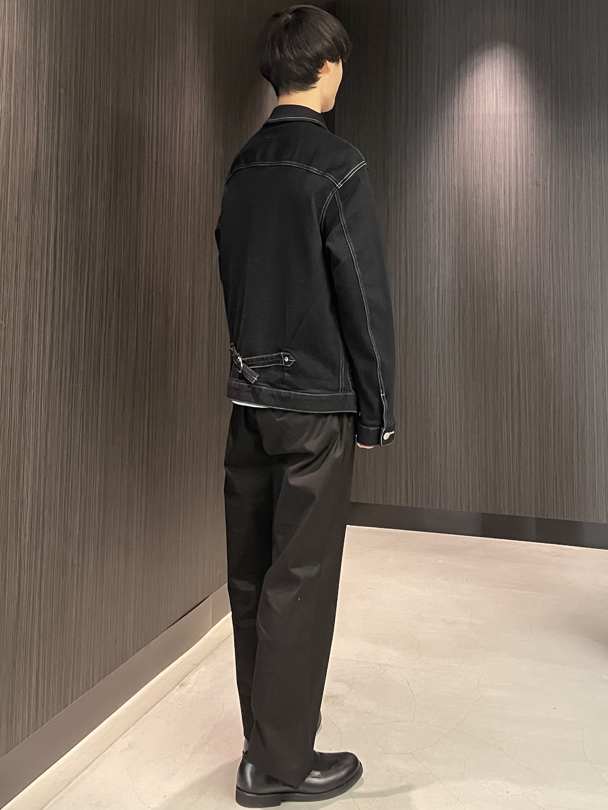 Okdさんの「TAKEO KIKUCHI｜【BOWLER HAT LABEL】ブラックデニムGジャン」を使ったコーディネート