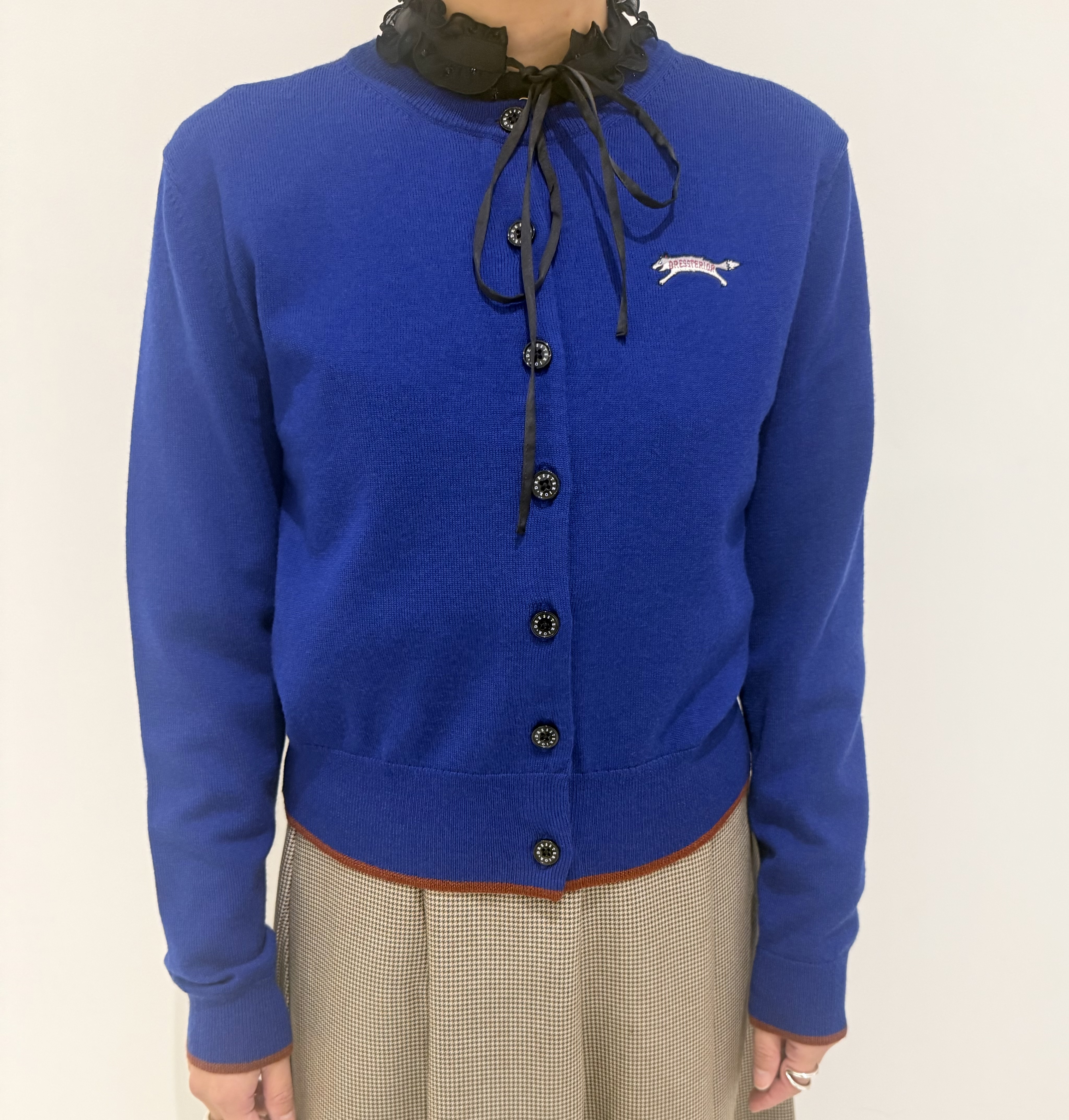 MIYAKAWAさんの「DRESSTERIOR｜ゼニアバル―ファキャッシュウールクルーネックカーディガン」を使ったコーディネート