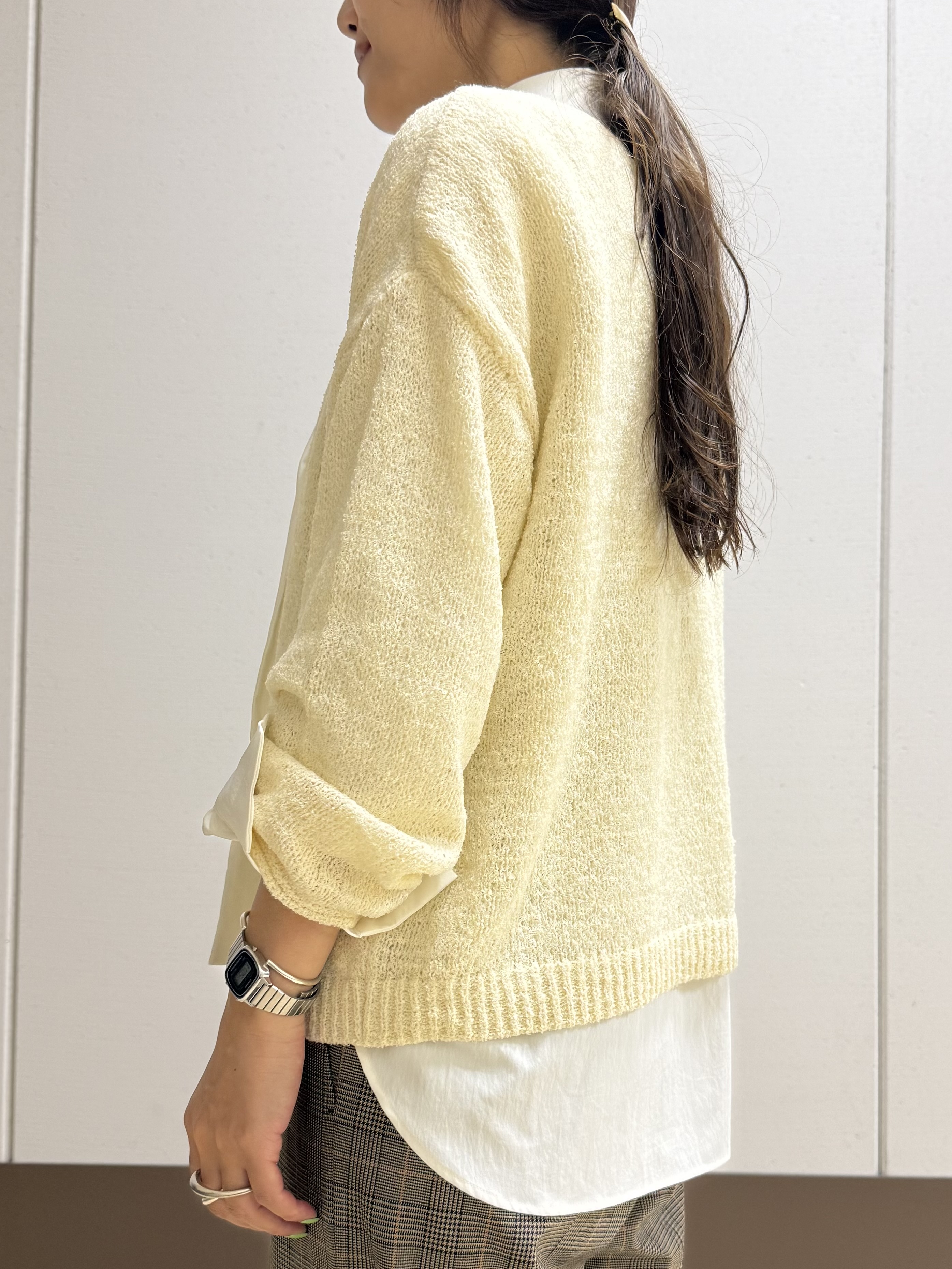 mamiさんの「INDIVI｜【ストレッチ◎】取外し可ボウタイシャツ」を使ったコーディネート