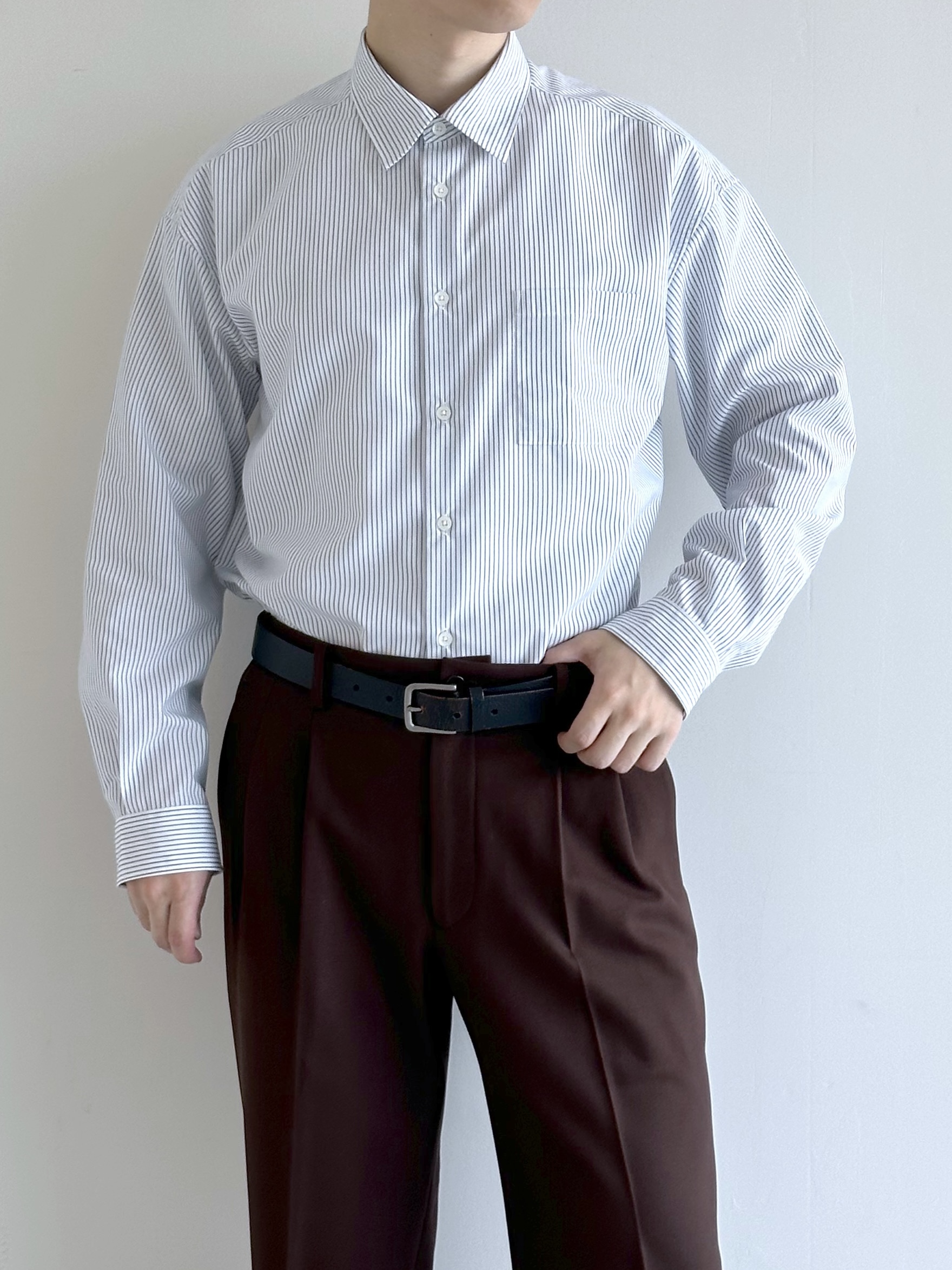 イッシーさんの「TAKEO KIKUCHI｜【BOWLER HAT LABEL】日本製クルーネックカーディガン」を使ったコーディネート