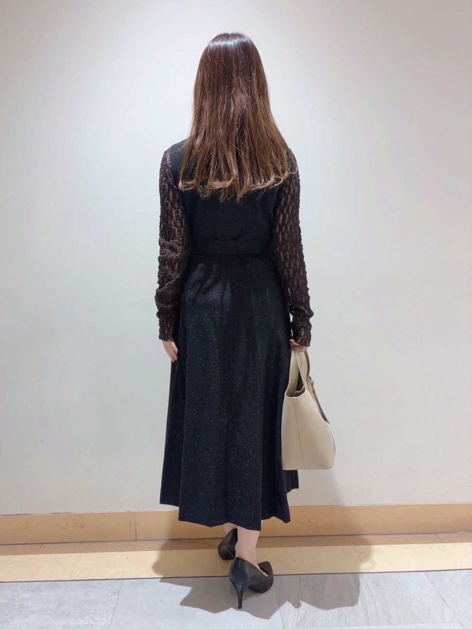 ユナさんの「UNTITLED｜【重ね着レイヤード】レースハイネックトップス」を使ったコーディネート