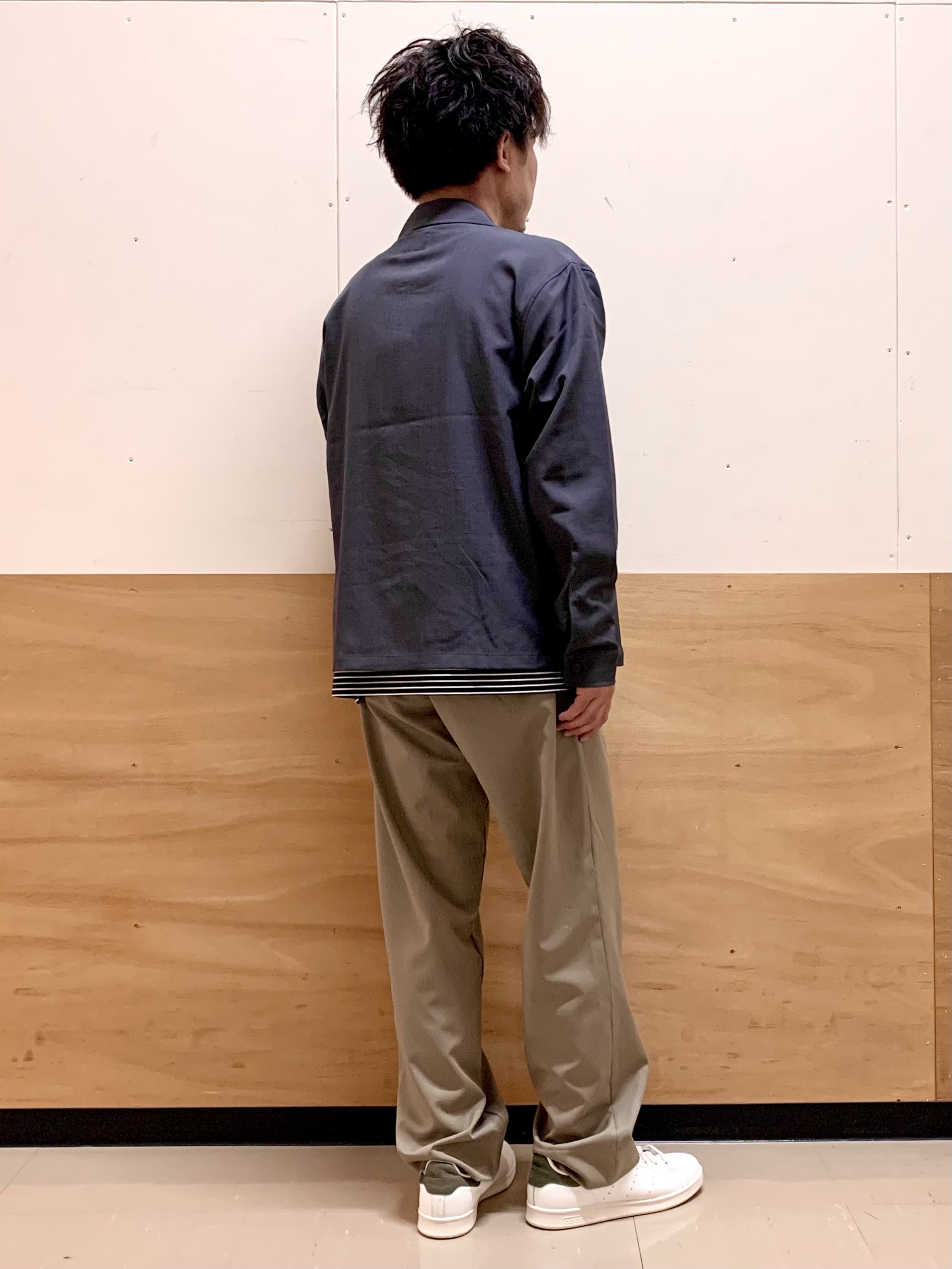 MATUさんの「THE SHOP TK｜【セットアップ可／洗濯機OK】ウールライクジップブルゾン」を使ったコーディネート