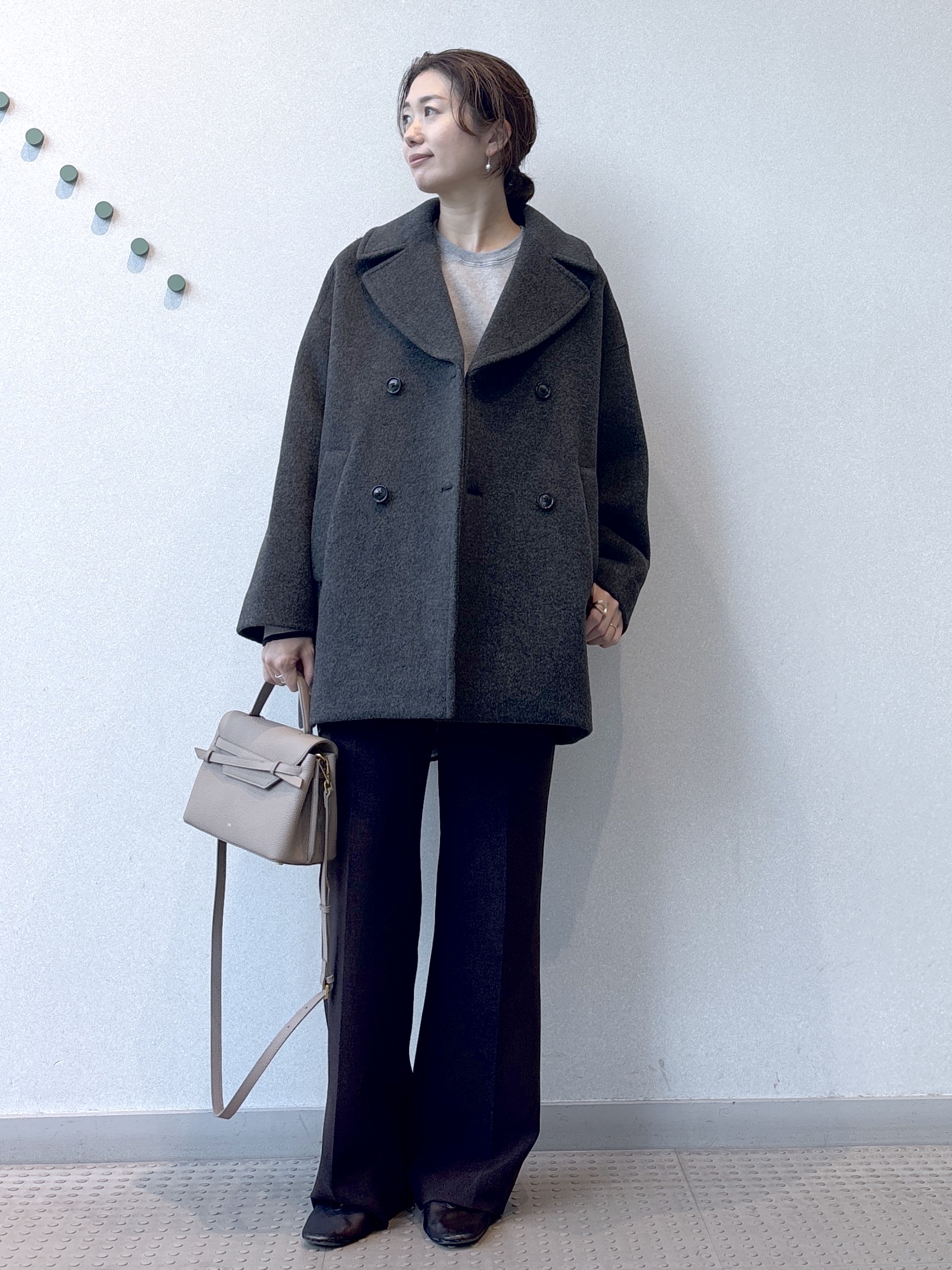 saitoさんの「DRESSTERIOR｜【6色展開/マシンウォッシャブル】コットンカシミヤニット」を使ったコーディネート