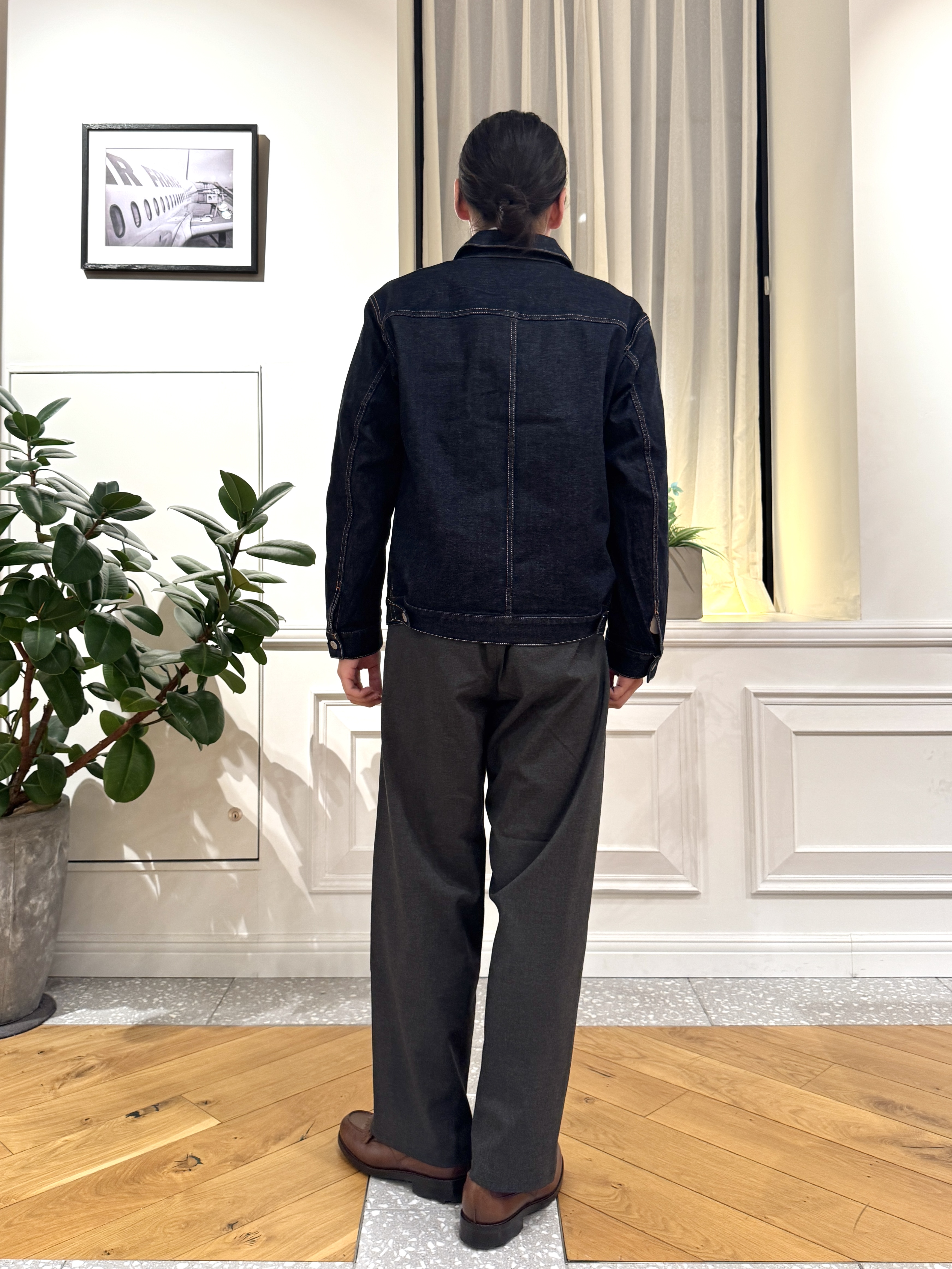 kawarataniさんの「DRESSTERIOR｜KAIHARA denim トラッカージャケット」を使ったコーディネート