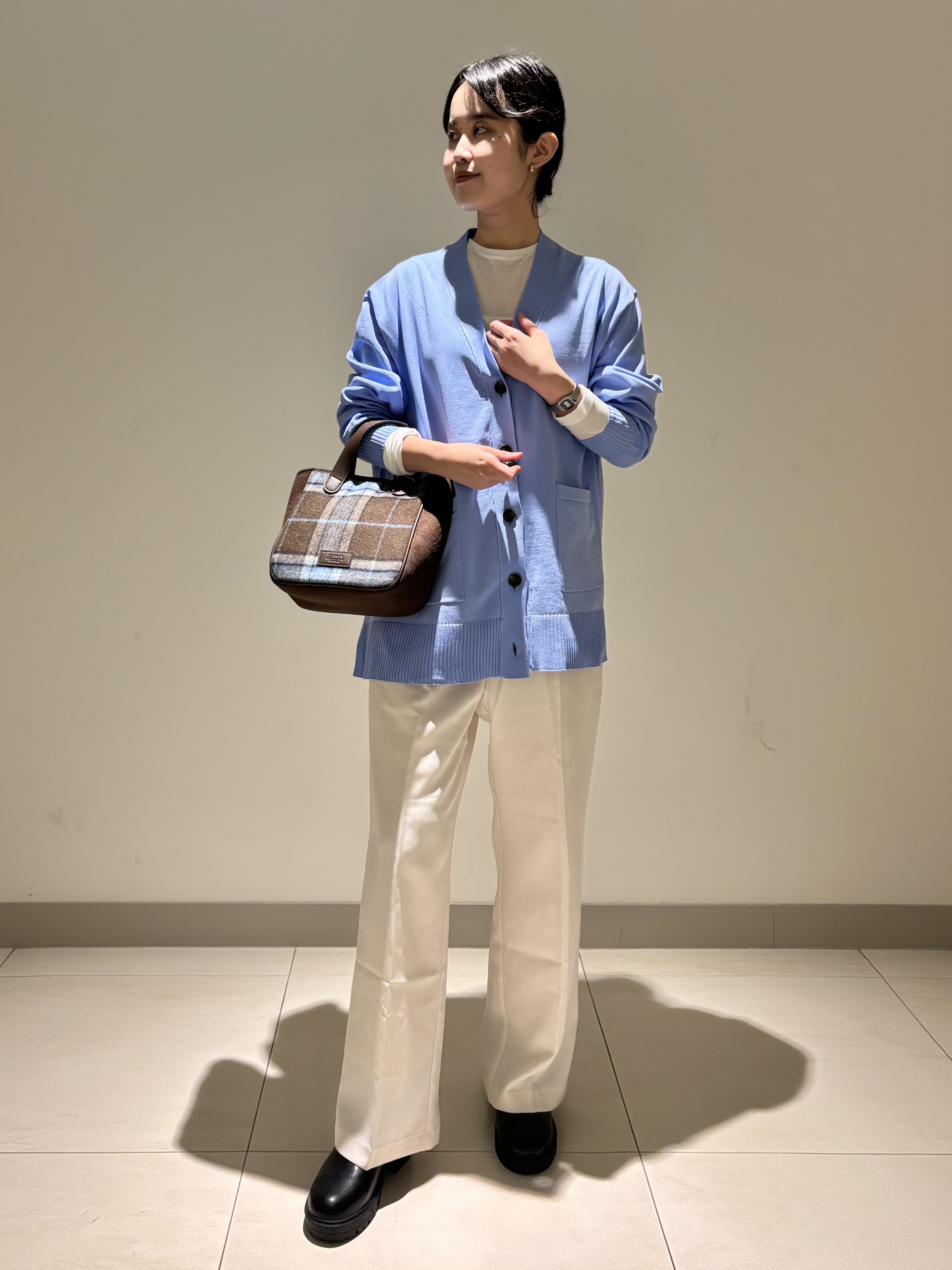 mayuさんの「Dessin｜クルーネックシアーロングTシャツ」を使ったコーディネート