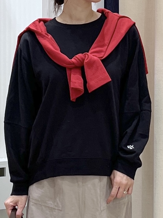 canaさんの「Dessin｜【洗える/6色展開】フォルムスリーブミニ裏毛 プルオーバー」を使ったコーディネート