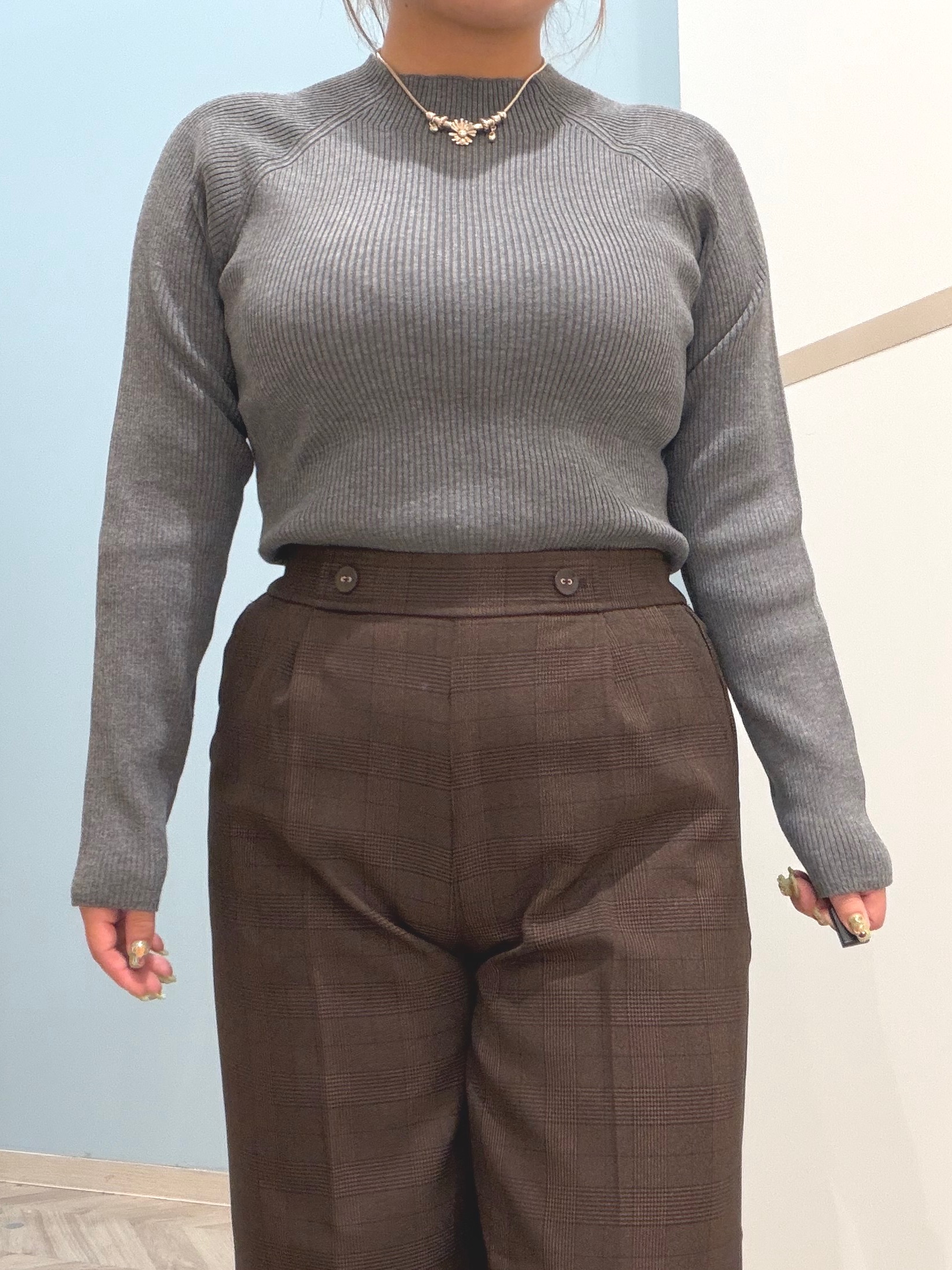 まちゃんなちゃんさんの「SHOO･LA･RUE｜【セットアップ可/洗濯後しわになりにくい】ウールフィール ダブルジャケット」を使ったコーディネート