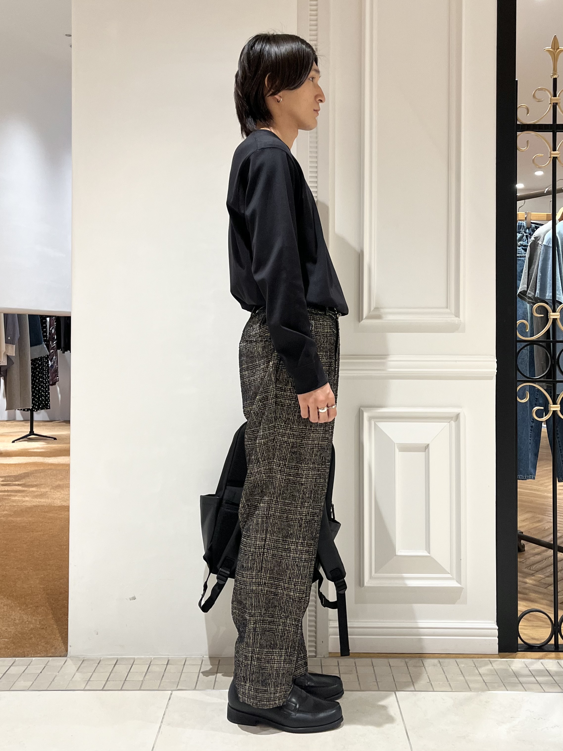 Watanabeさんの「DRESSTERIOR｜【抗菌防臭／UVカット／しわ防止】クールデオドラント フライスロングTシャツ」を使ったコーディネート