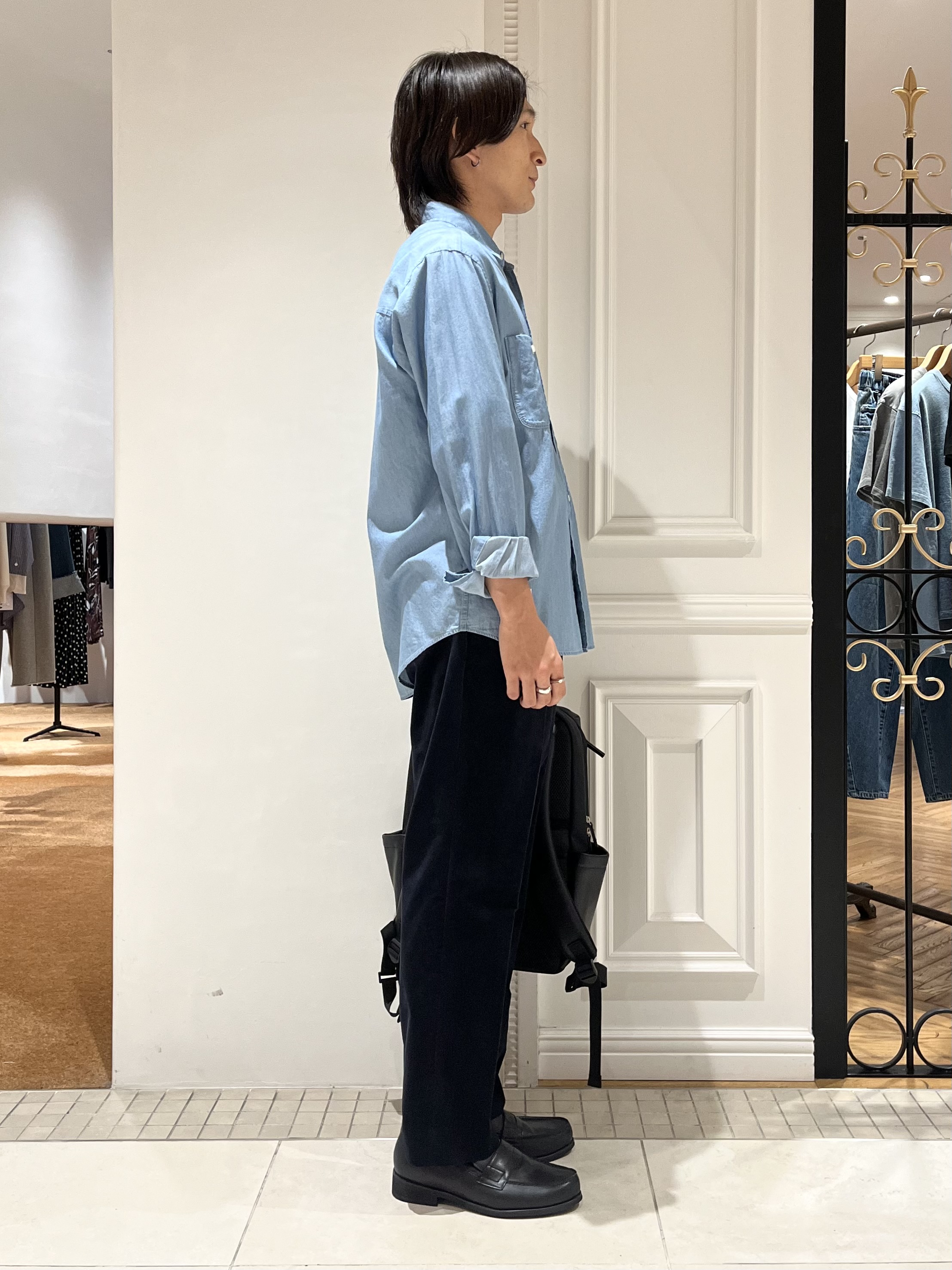 Watanabeさんの「DRESSTERIOR｜ユーズドデニムシャツ」を使ったコーディネート