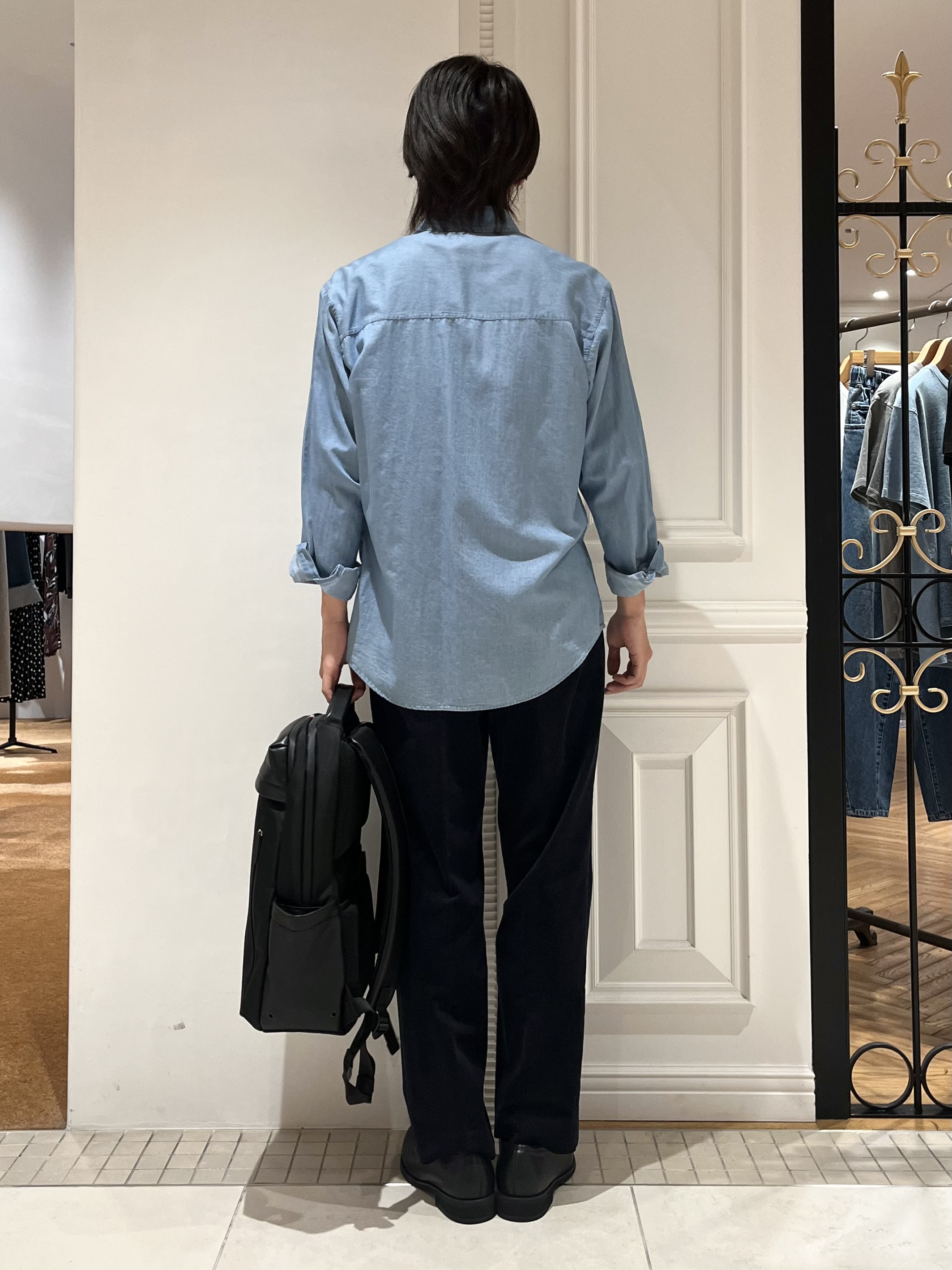 Watanabeさんの「DRESSTERIOR｜ユーズドデニムシャツ」を使ったコーディネート
