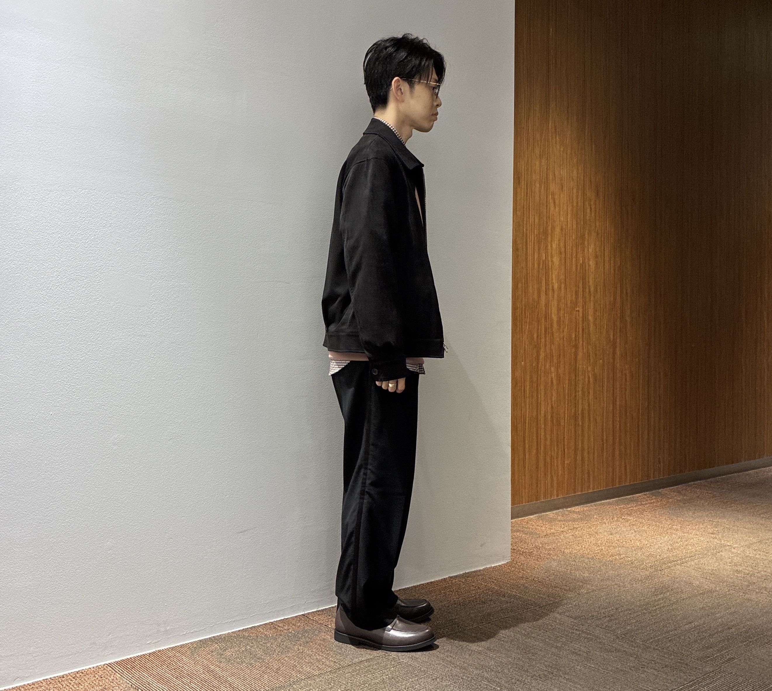 わいずみさんの「TAKEO KIKUCHI｜デニム＆スウェード調 ジップブルゾン」を使ったコーディネート