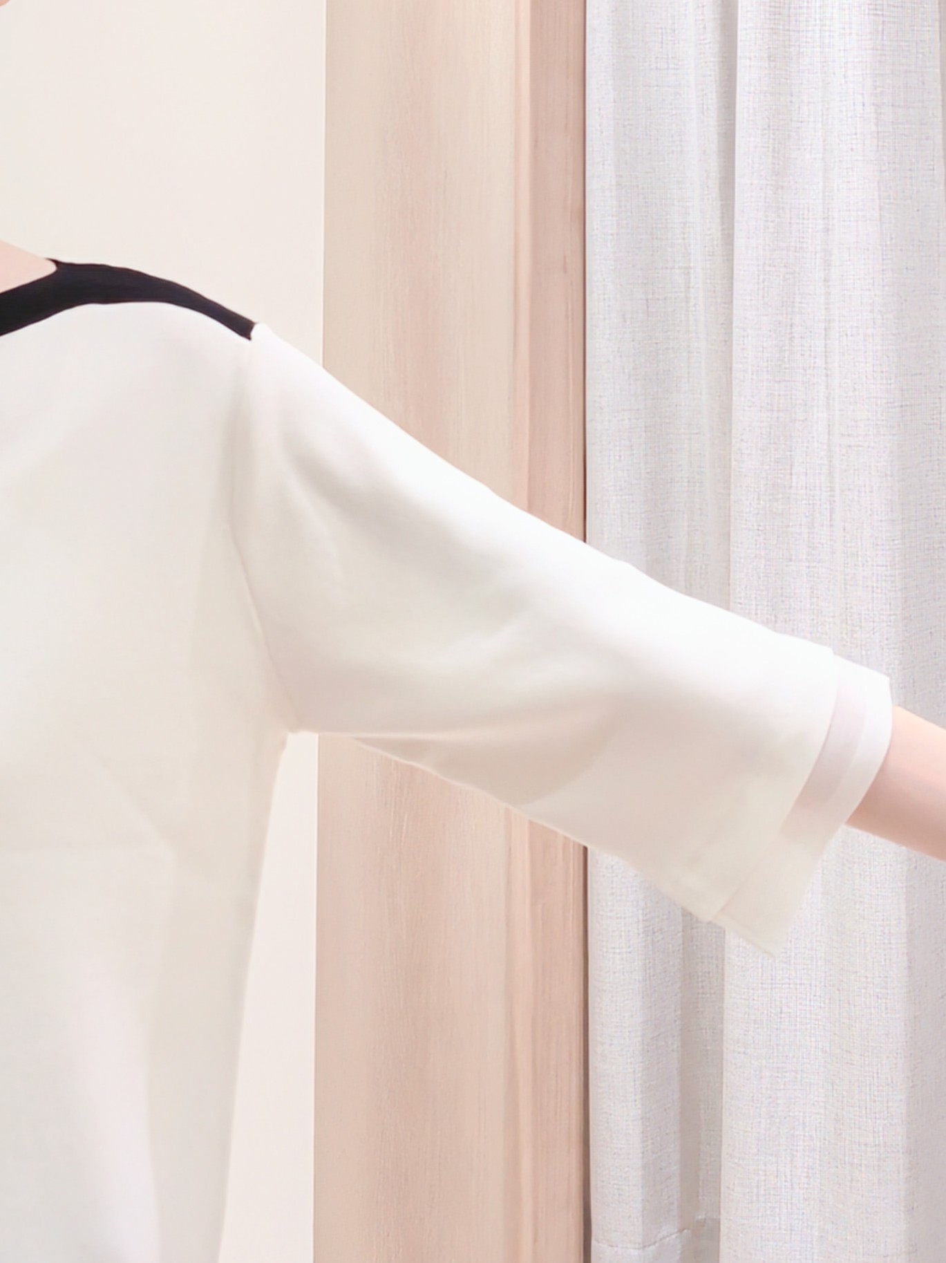 Yuiさんの「grove｜【人気シリーズに新型登場】袖口シアーやわらかドライタッチニット」を使ったコーディネート