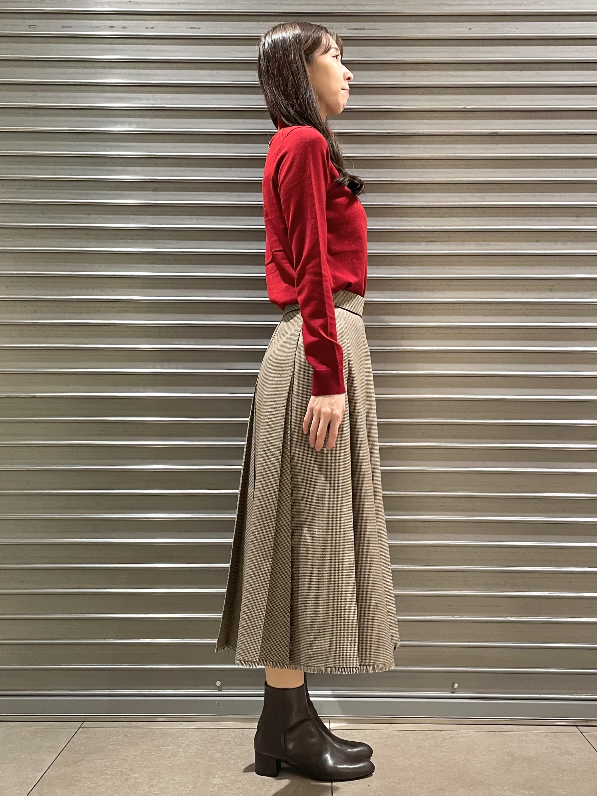 ことさんの「DRESSTERIOR｜サスティナブルタートルニット」を使ったコーディネート